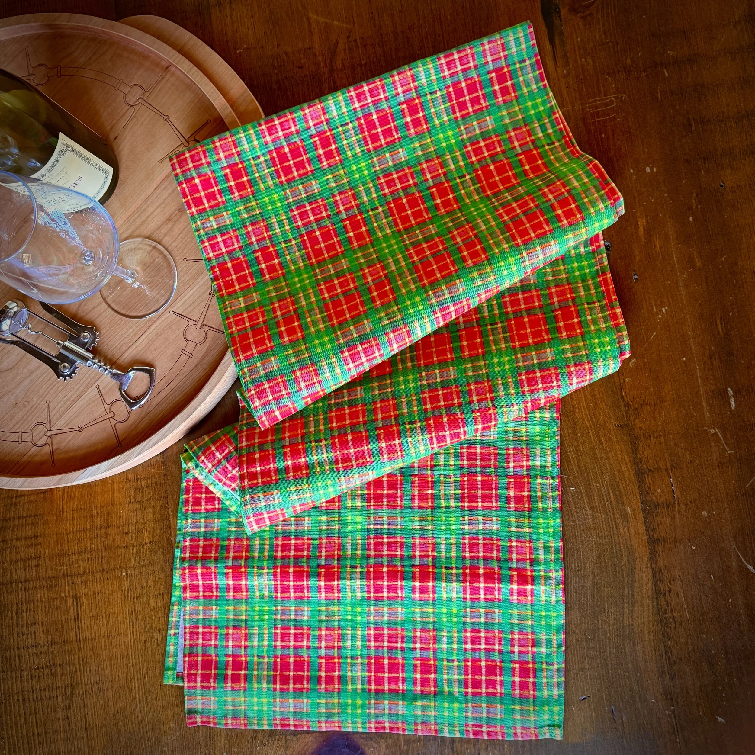 Less than Perfect- Plaid Table Runner