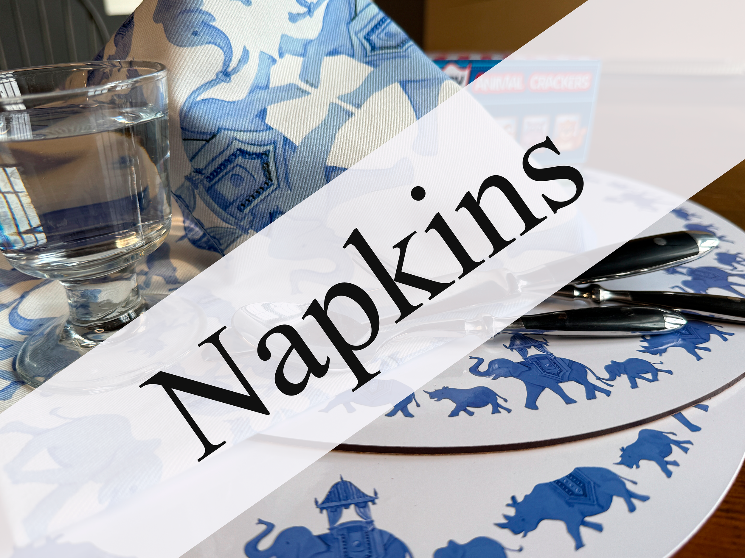 Circus  Dinner Napkin  Arriving Soon!