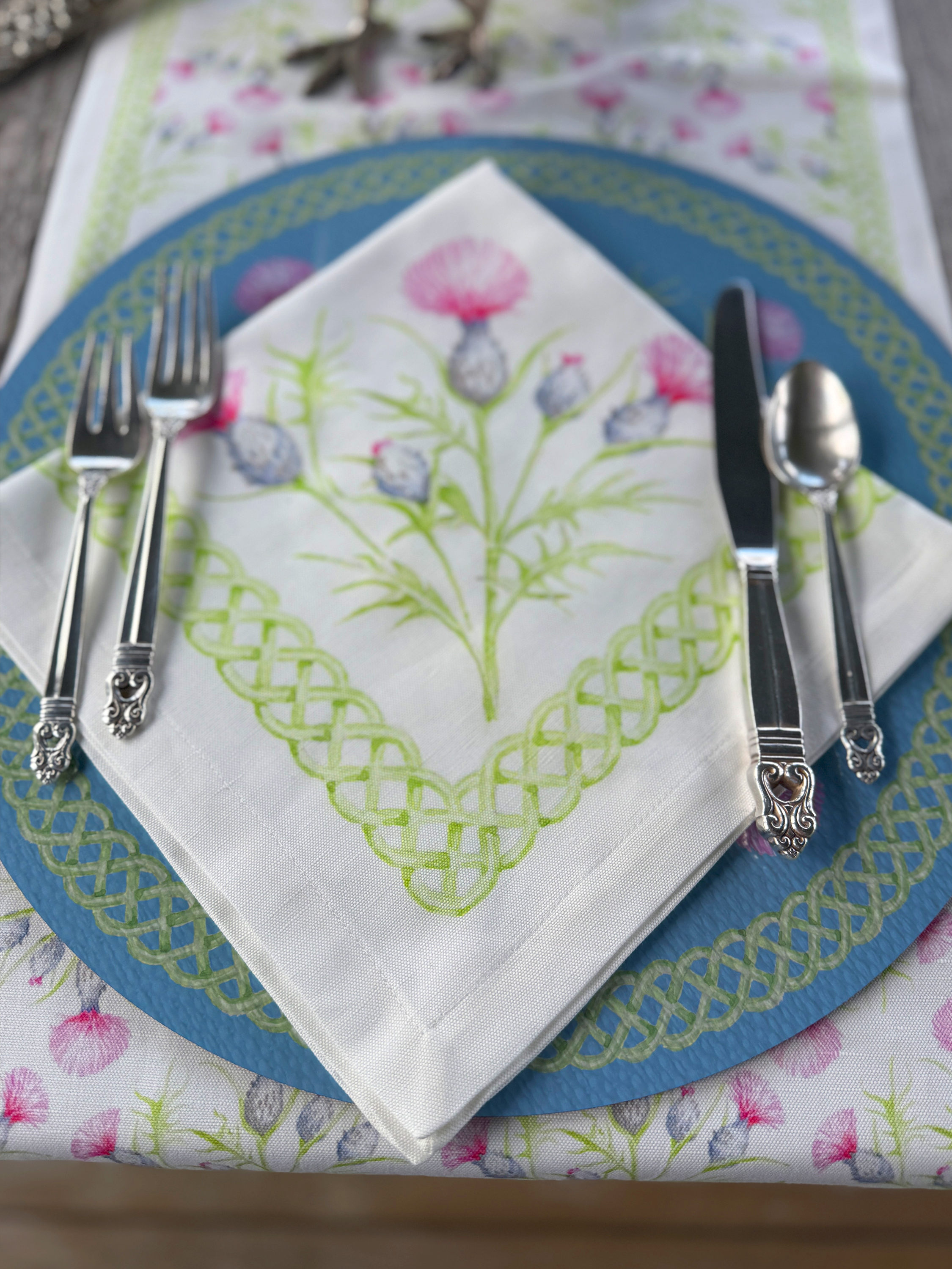 Thistle Dinner Napkin, Set of 4