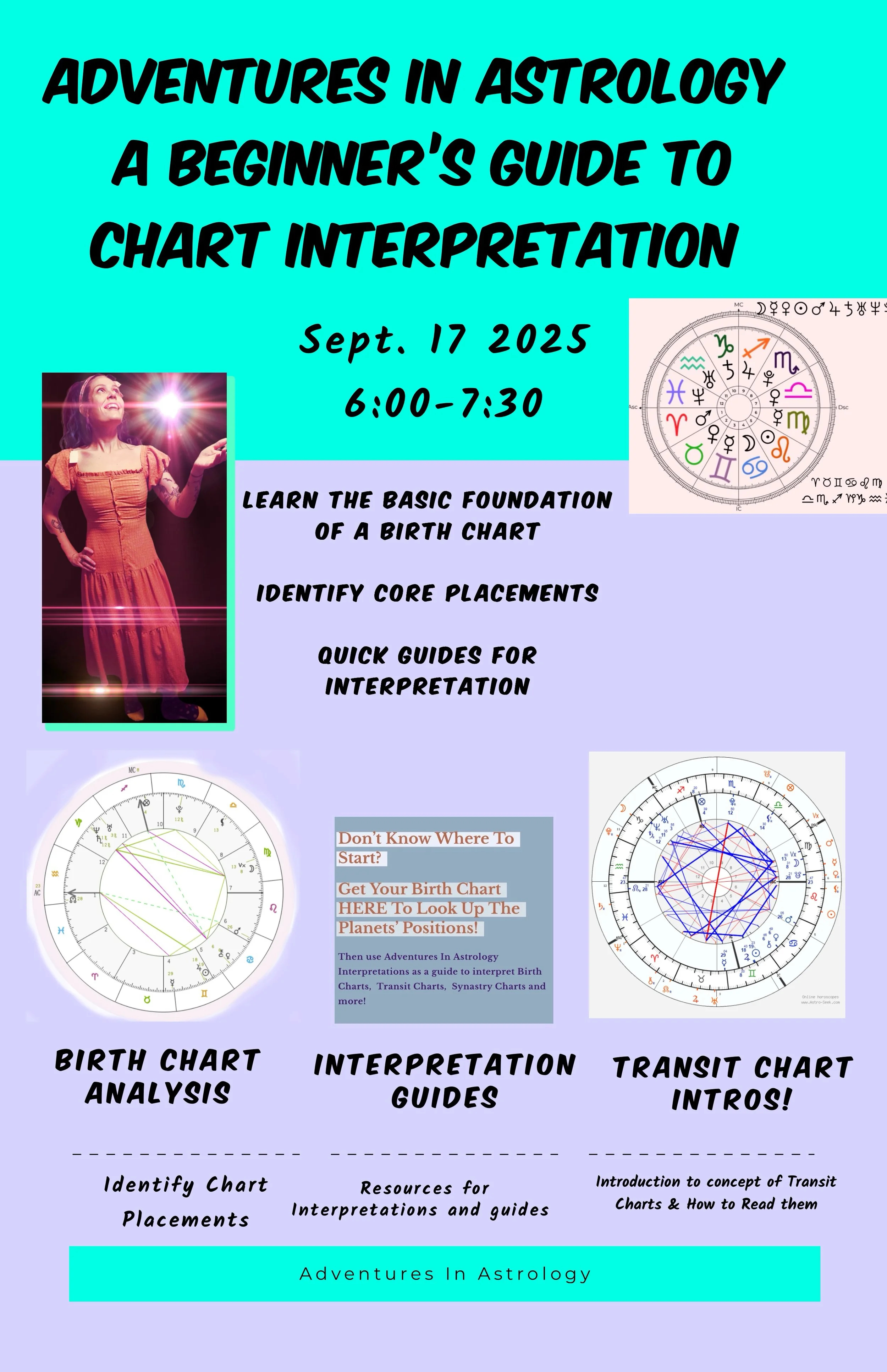 Adventures In Astrology: Beginners Guide To Chart Interpretation