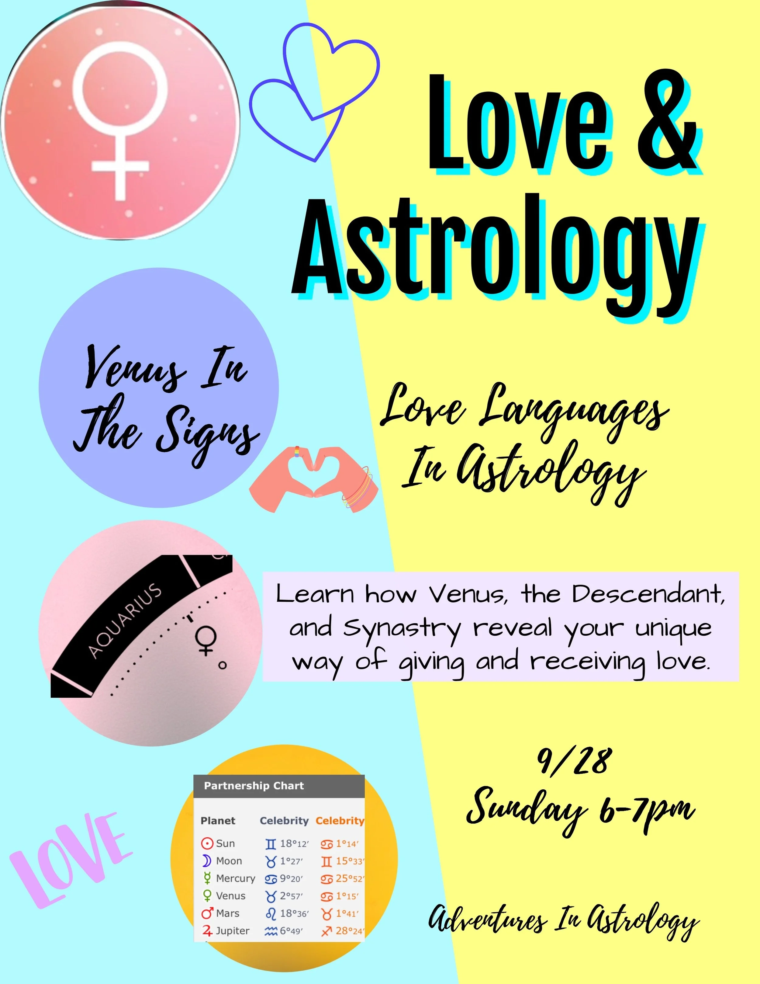 Love & Astrology: Learn About Venus, The Descendant & Love Languages