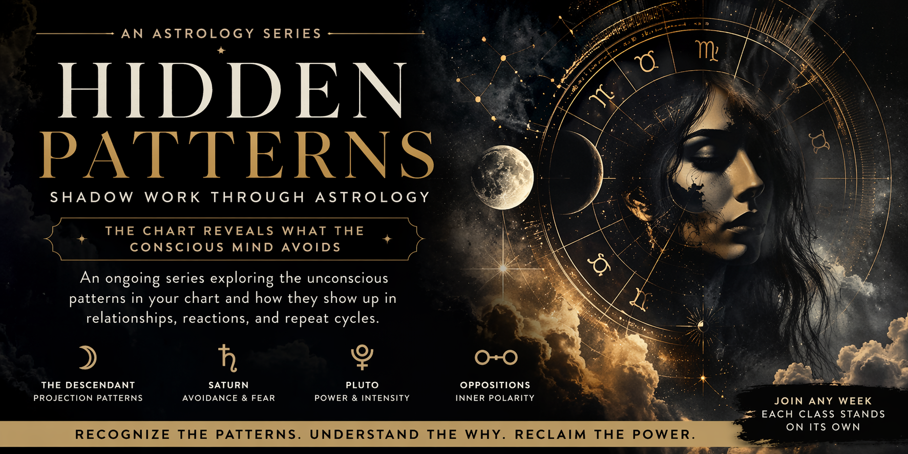 Hidden Patterns: Shadow Work Through Astrology Series