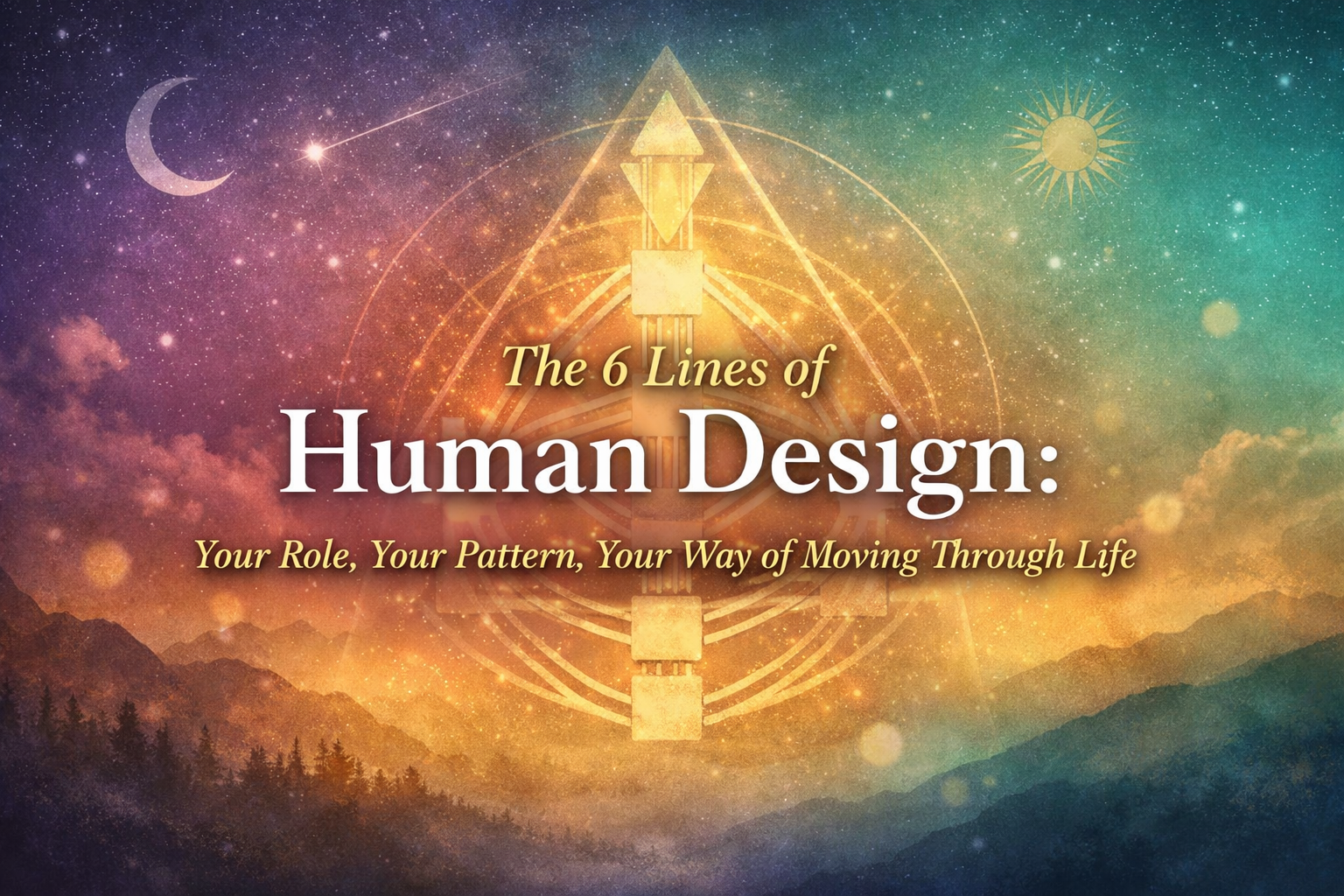 The 6 Lines of Human Design: Your Role, Your Pattern, Your Way of Moving Through Life