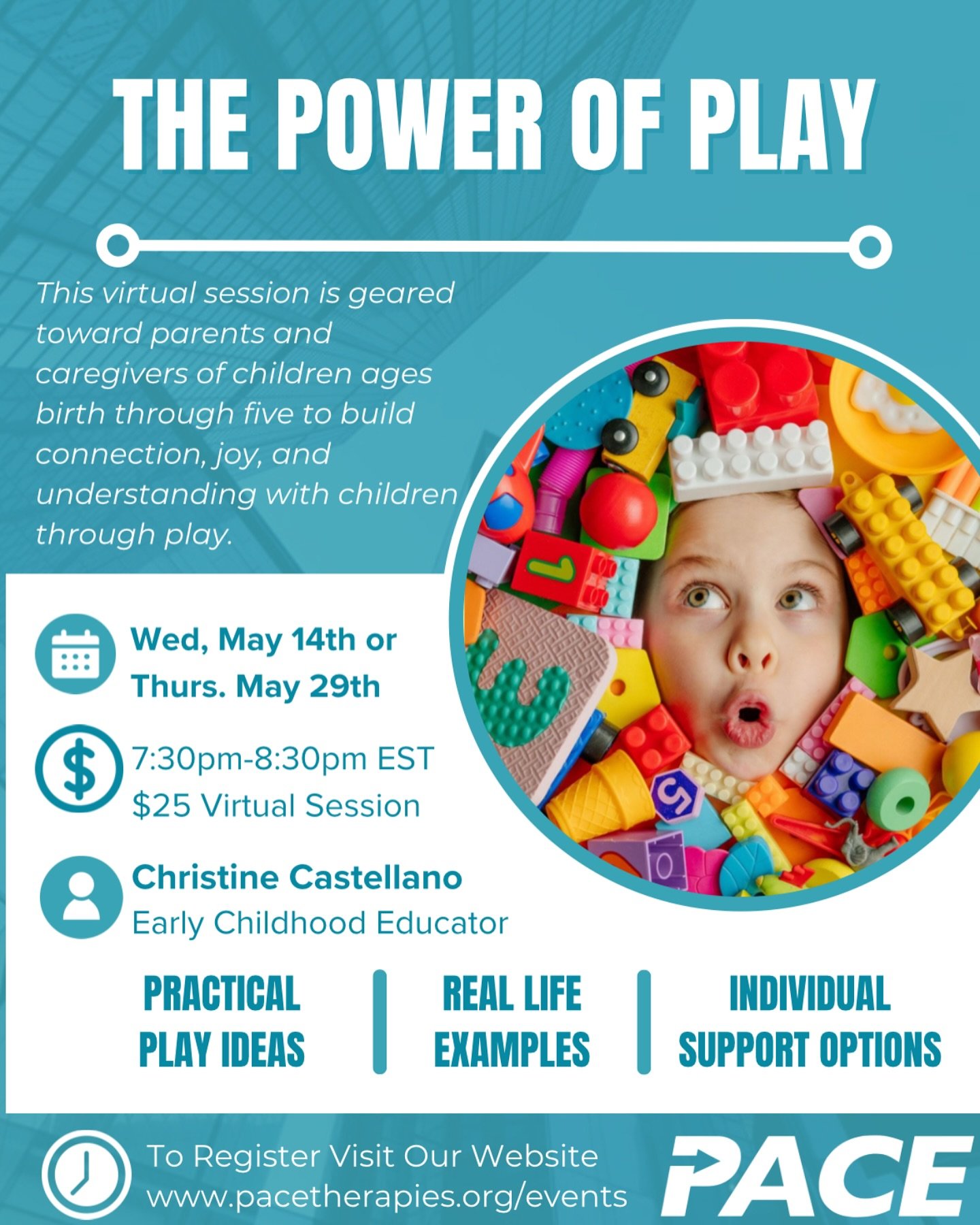 🤔 Heading into summer and not sure what you are going to do with all that time? 
🤨You or your kiddos feeling a little tired of playing the same things? 

🤩Come join us to learn about the importance of play and get some simple and practical new ide
