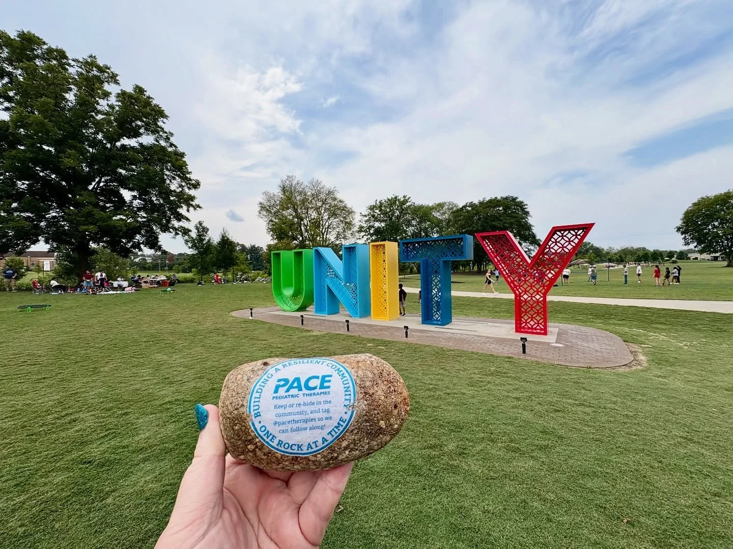 The kids have loved painting the rocks, now it&rsquo;s the community&rsquo;s turn to receive the love! 🌎🤝💌 @yeahthatgreenvillesc @gvltoday @gvljournal