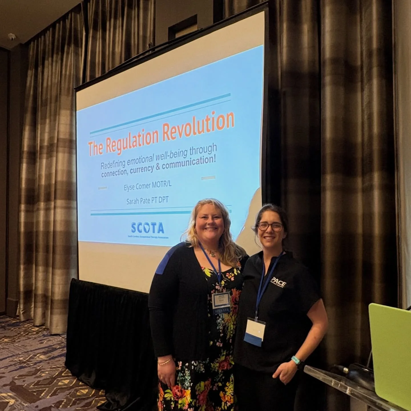 What a gift it is to share our passion with fellow therapists and spread the importance of sensory processing, emotional regulation, connection, &amp; belonging! 💞🫂👏🏻
#scota2026 #strongertogether @s.c.o.t.a