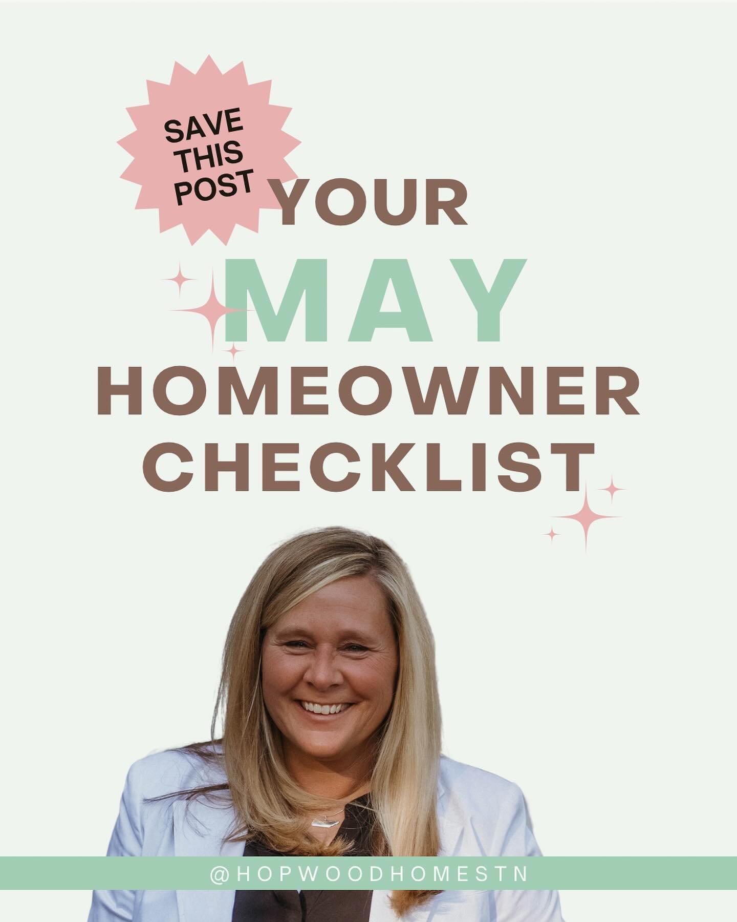 Homeowner? Party of one? Your checklist is ready. 💁🏼&zwj;♀️

This might be my favorite homeowner checklist of the year, and not because there&rsquo;s anything fun on it like &ldquo;make pickleball court in your driveway&rdquo; or &ldquo;start a nei