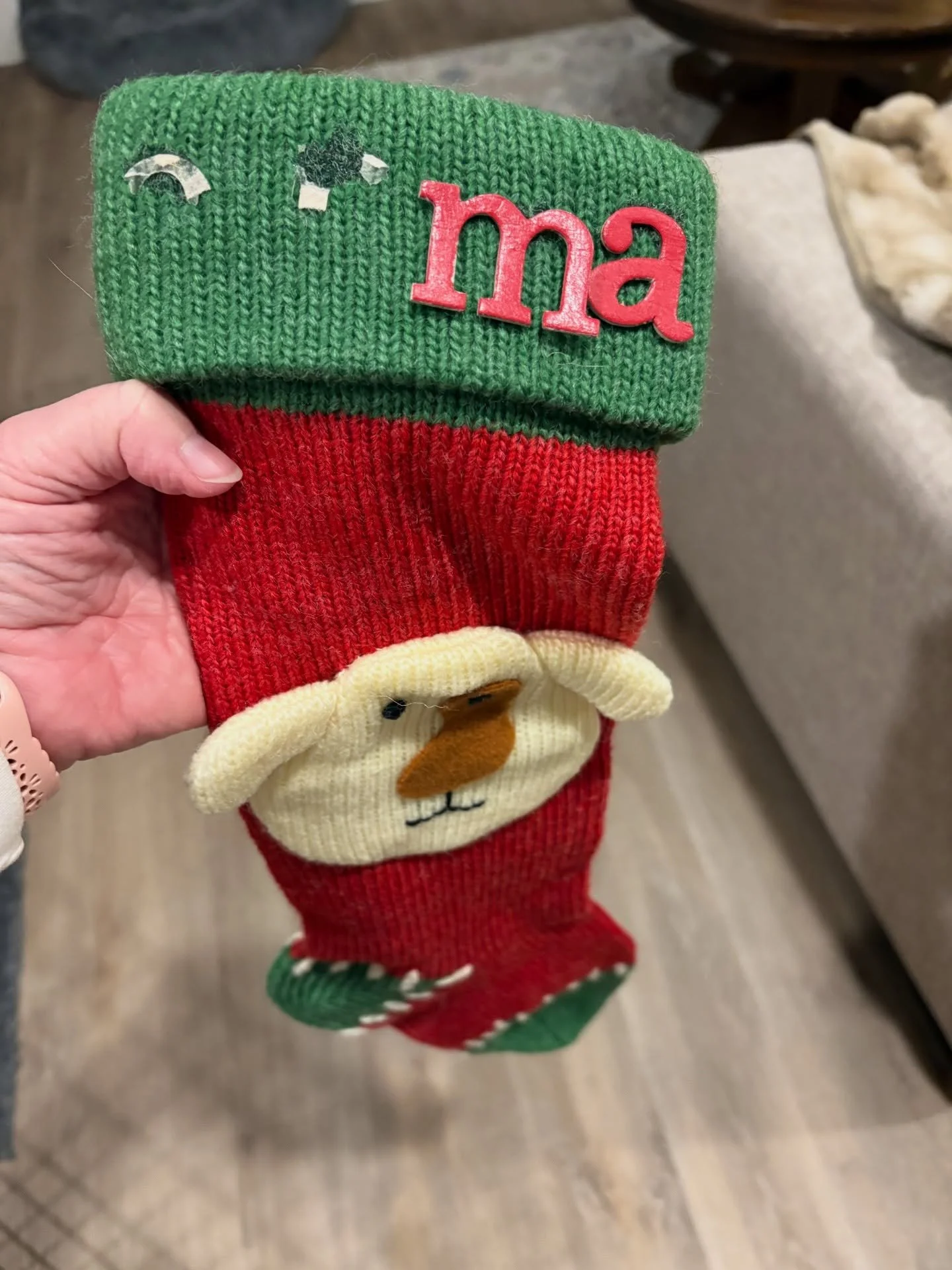 I&rsquo;m a dork. 🫣 I have held on to every pet stocking for all time. So basically I have a bin of 6 stockings I can&rsquo;t get rid of, plus mine and Ranger&rsquo;s. 🤷&zwj;♀️

I&rsquo;ve had a hard time finding one for Maple this year. No idea wh