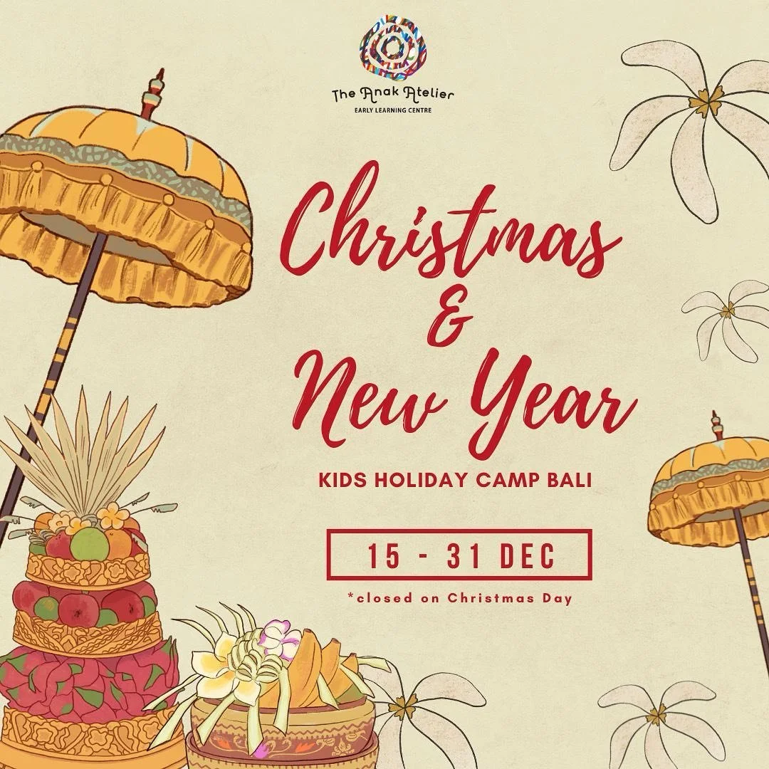 💫🌴The island is now glowing with holiday spirit, and our Christmas &amp; New Year Camp is ready to sprinkle a little Balinese magic into the season! Your festive little campers will dive into two joyful weeks of traditions, crafts, games, and islan