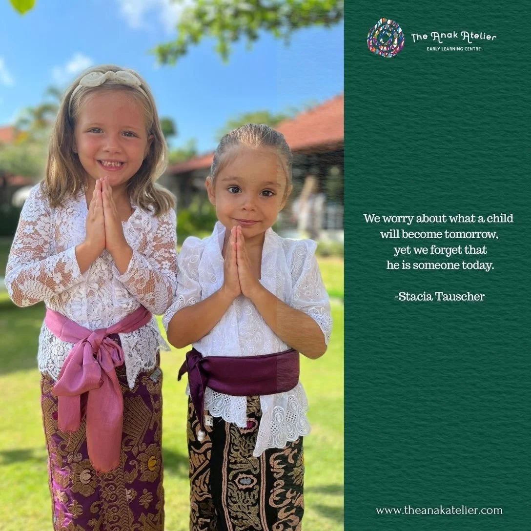 Our early learning centre in Bali welcomes visiting families and residents with children aged 18 months to 6 years old. Schedule a tour with us at 💌info@theanakatelier.com or send us a WhatsApp message at 📲+62 8786 3550 300 to register/inquire abou