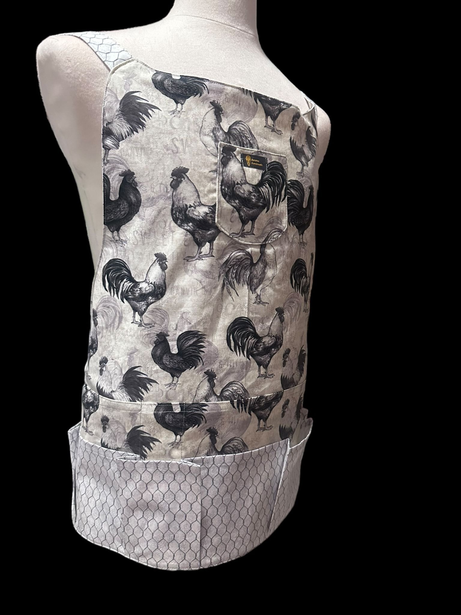 Awama Handmade: Statement Apron - Free Size, Bold African Print Cotton