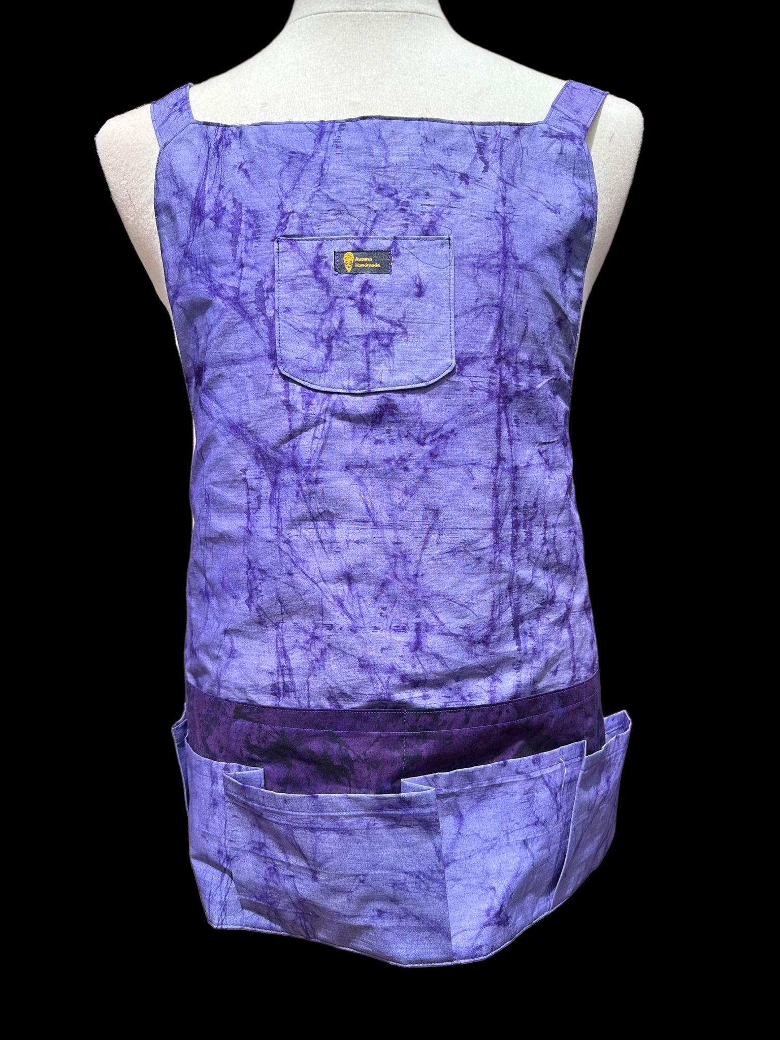 Awama Handmade Garden Style Apron Collection - African Print Cotton, Free Size - Awama Handmade