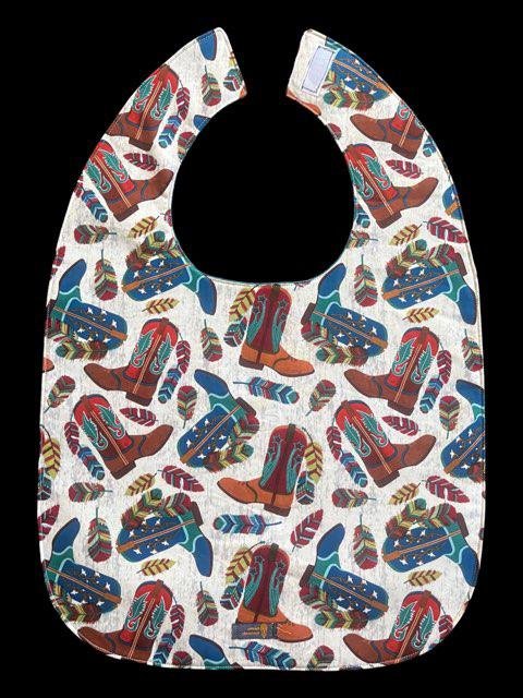 Triple-Layered Cotton Adult Bibs – Stylish and Practical Protection - Awama Handmade