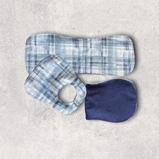 Bib Sets – Terry Cloth and Flannel Elegance - Awama Handmade