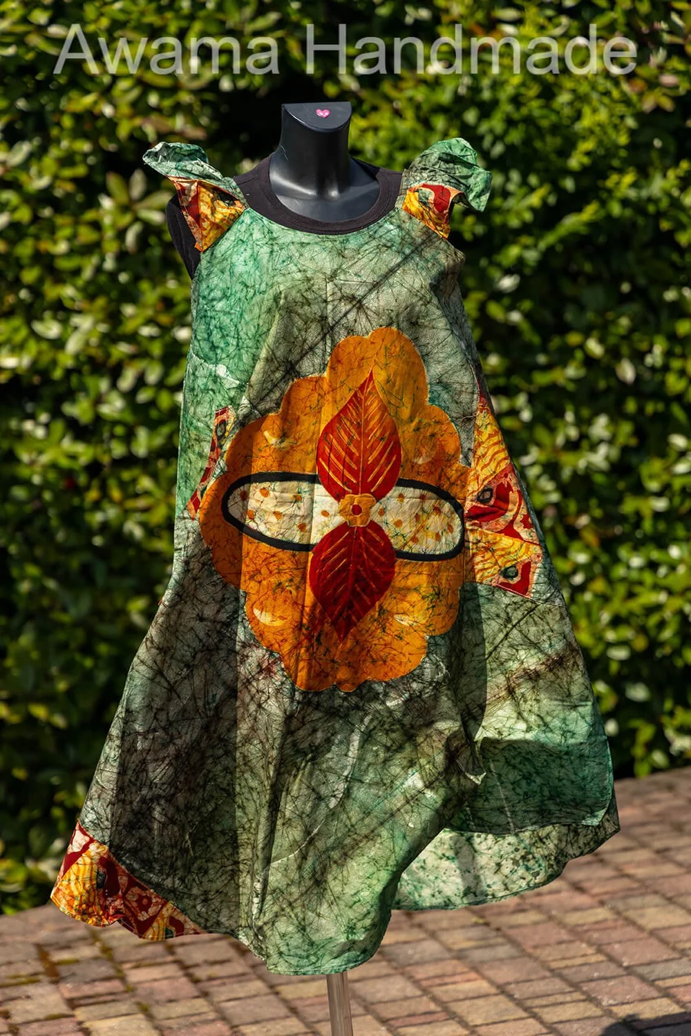 Awama Handmade | Flowy Batik Maxi Dress - Ethically Sourced Awama Handmade Awama Handmade | Flowy Batik Maxi Dress - Ethically Sourced Awama Handmade
