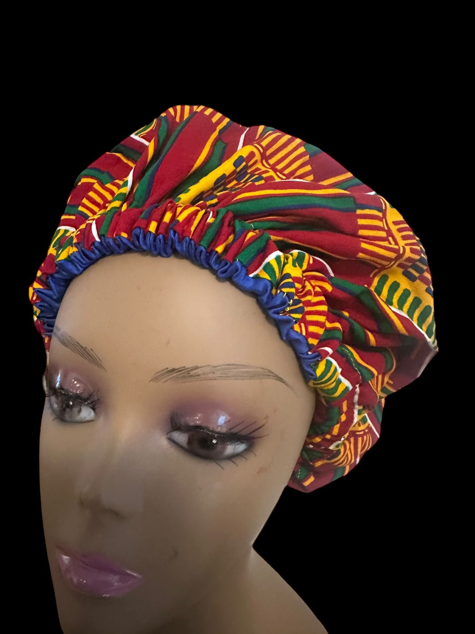 Hair Haven: Awama Handmade's Ankara Wax Print Bonnets for Healthy Hair - Awama Handmade