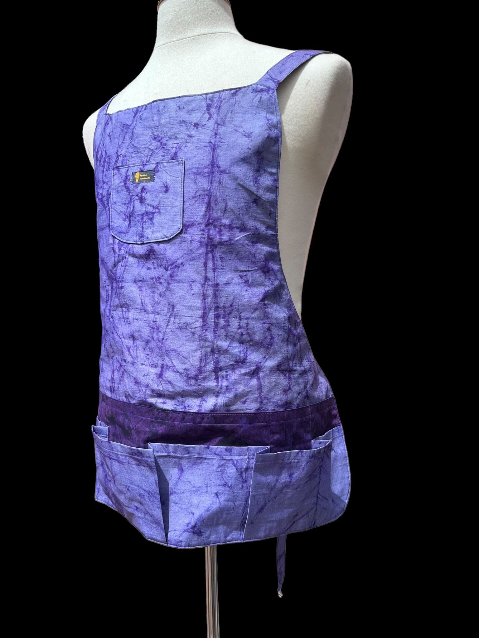 Awama Handmade Garden Style Apron Collection - African Print Cotton, Free Size - Awama Handmade