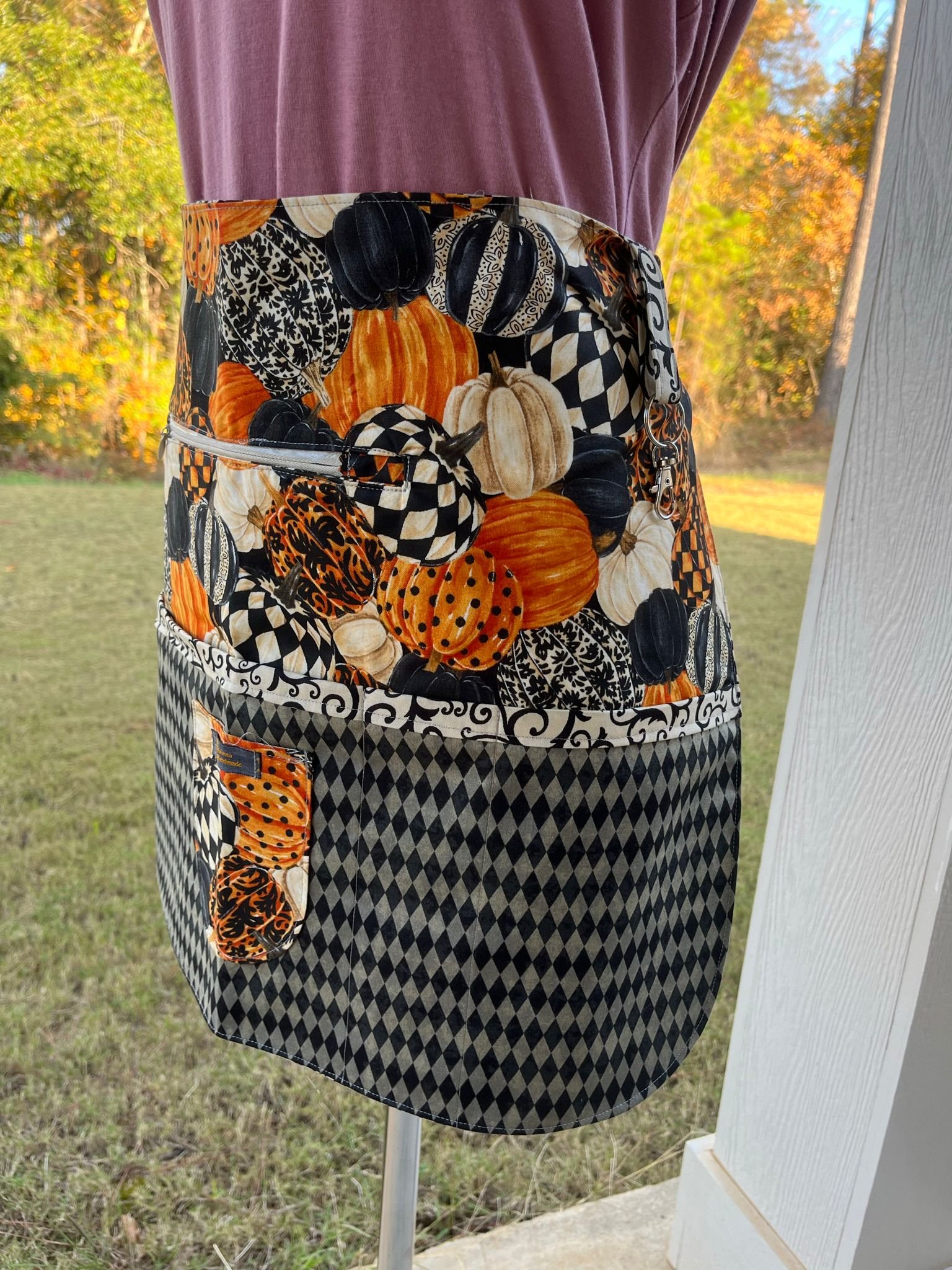 African Print Flair: Elevate Your Style with Awama Handmade Half Aprons - Awama Handmade
