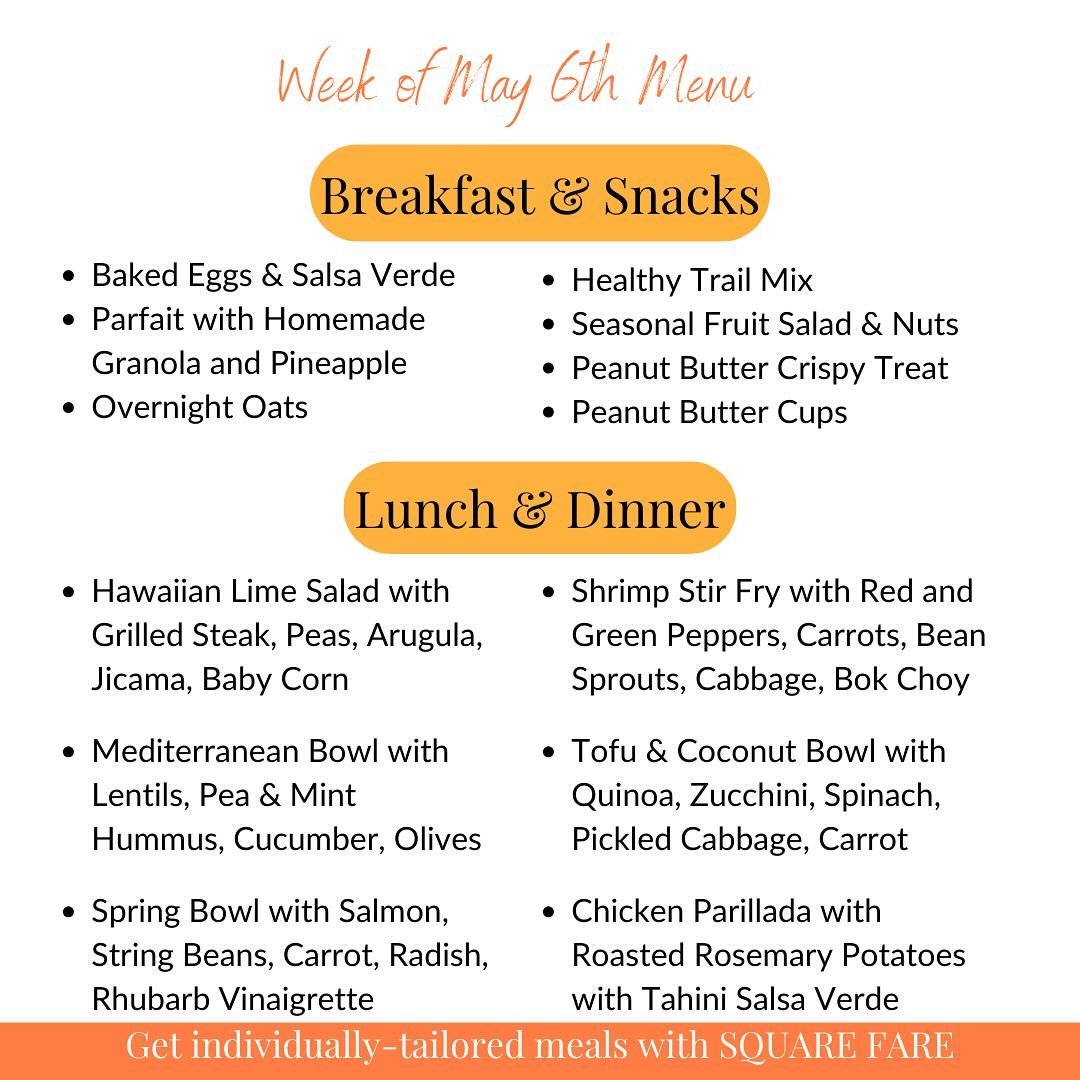 Next week&rsquo;s menu just dropped! Feat fun flavors and ingredients to support #bloating #hearthealth #immunityboost and more! #foodismedicine 

@_chef_santi