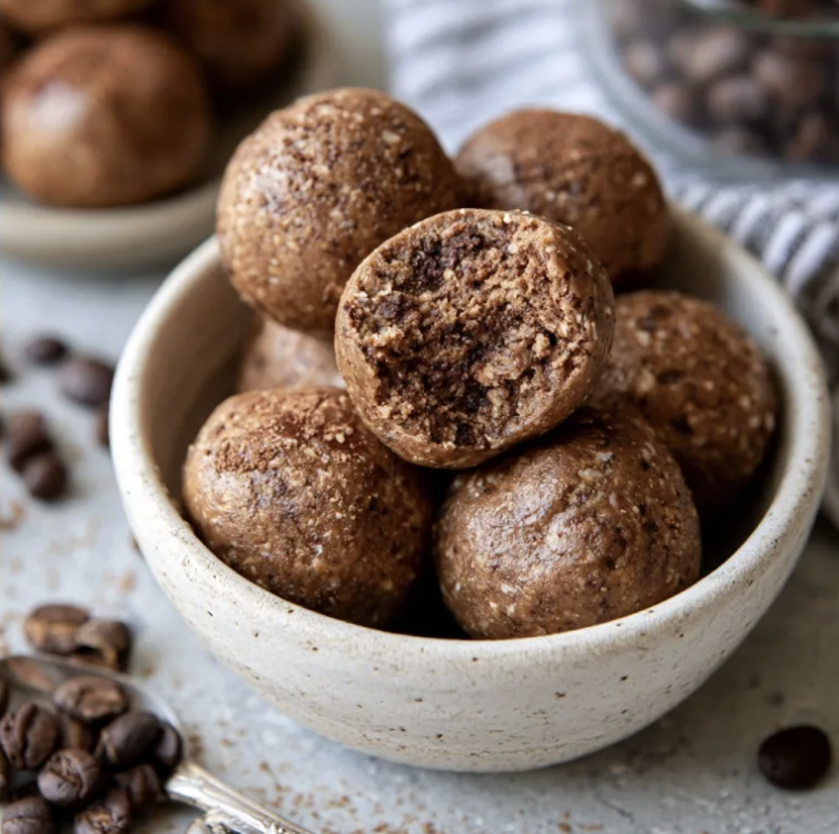 Box of 6 Mocha Coffee Energy Bites