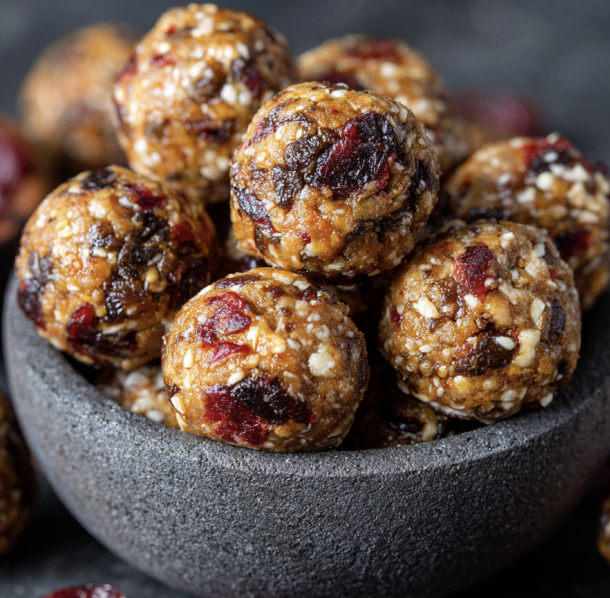 For Pros: Box of 6 Pecan Cranberry Energy Bites