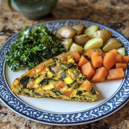 For Pros: Breakfast Frittata with Carrots, Leeks, Greens and Potatoes