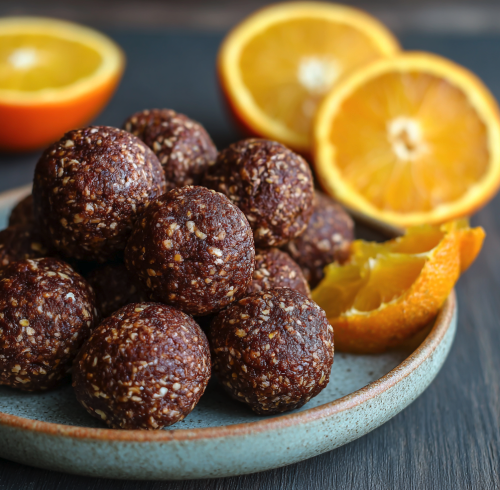 For Pros: Pack of 6 Orange and Chocolate Energy Bites