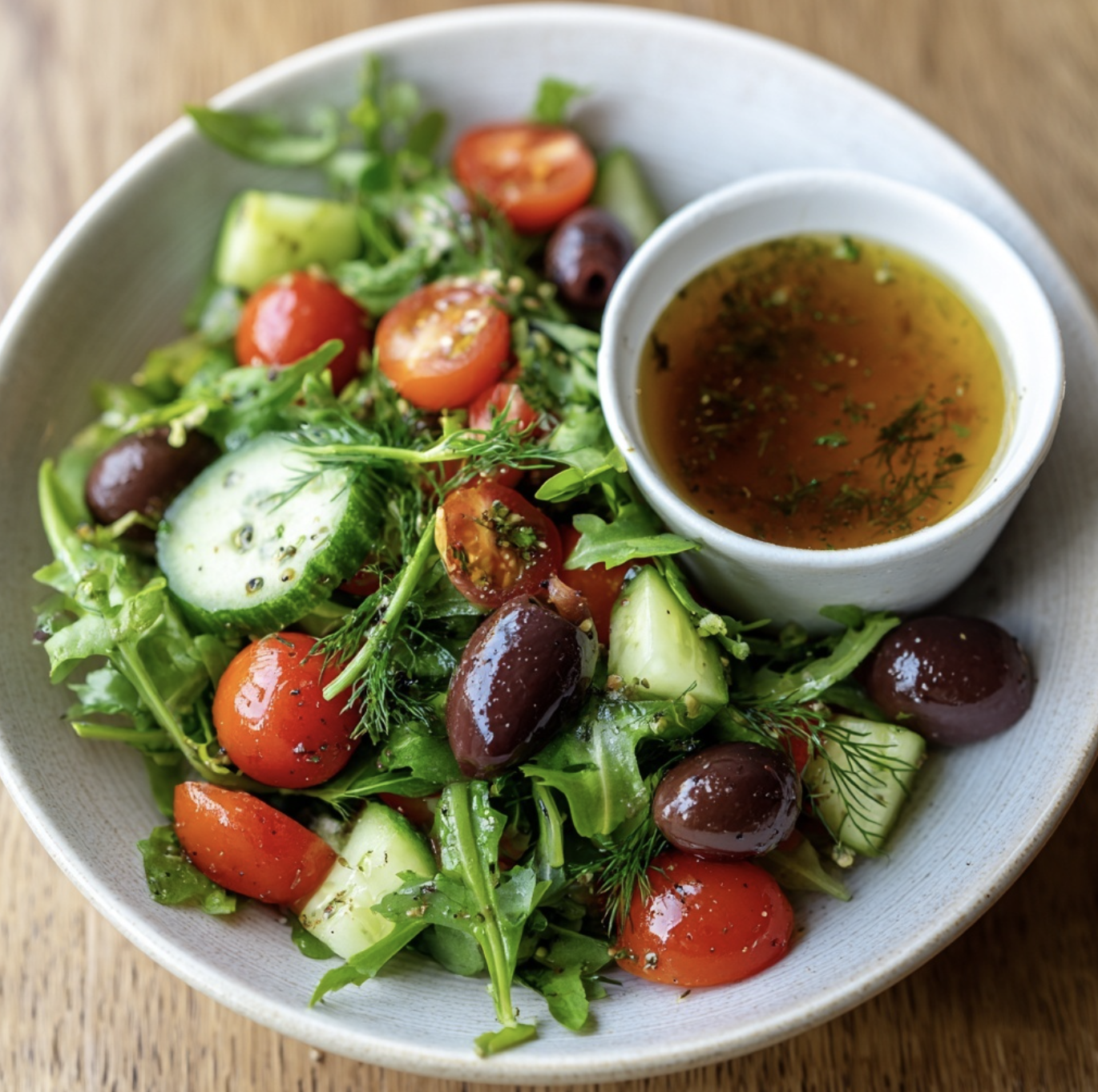 Square Fare Raw Garden Vegetable Salad