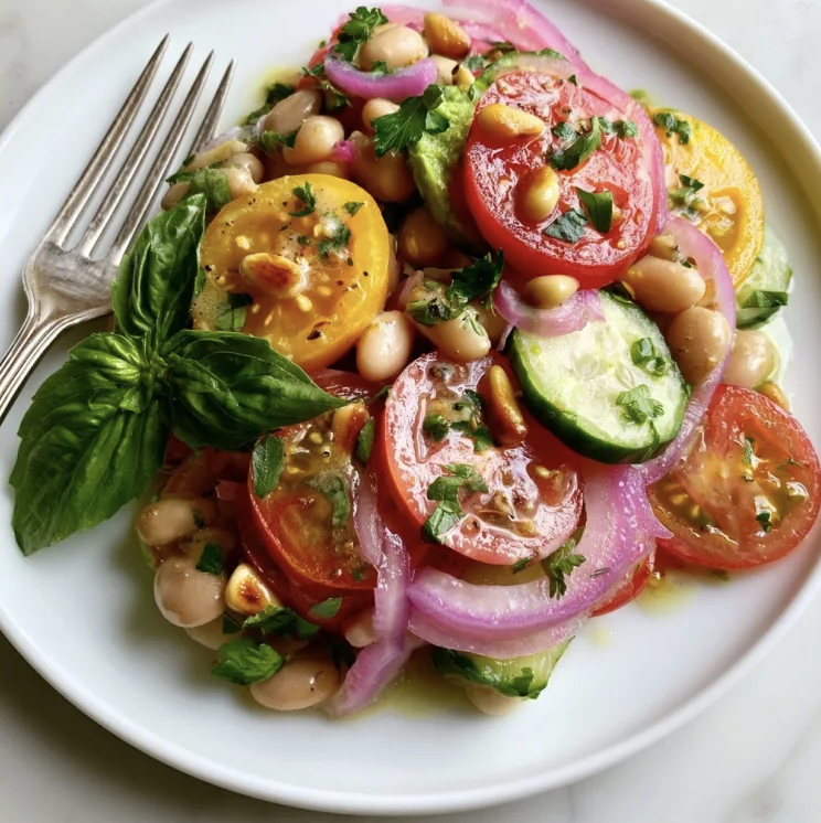 For Pros: 8oz Heirloom Tomato & White Bean Summer Salad