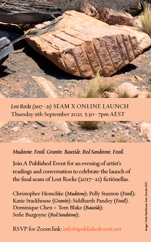 Bauxide Seam Launch_Lost Rocks_A Published Event.JPG