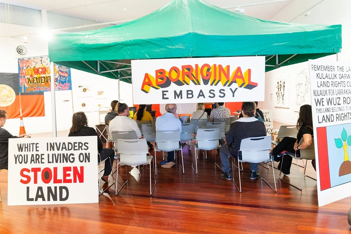 The Blak Laundry Takeover of RIchard Bell's Embassy @ UniSC Art Gallery