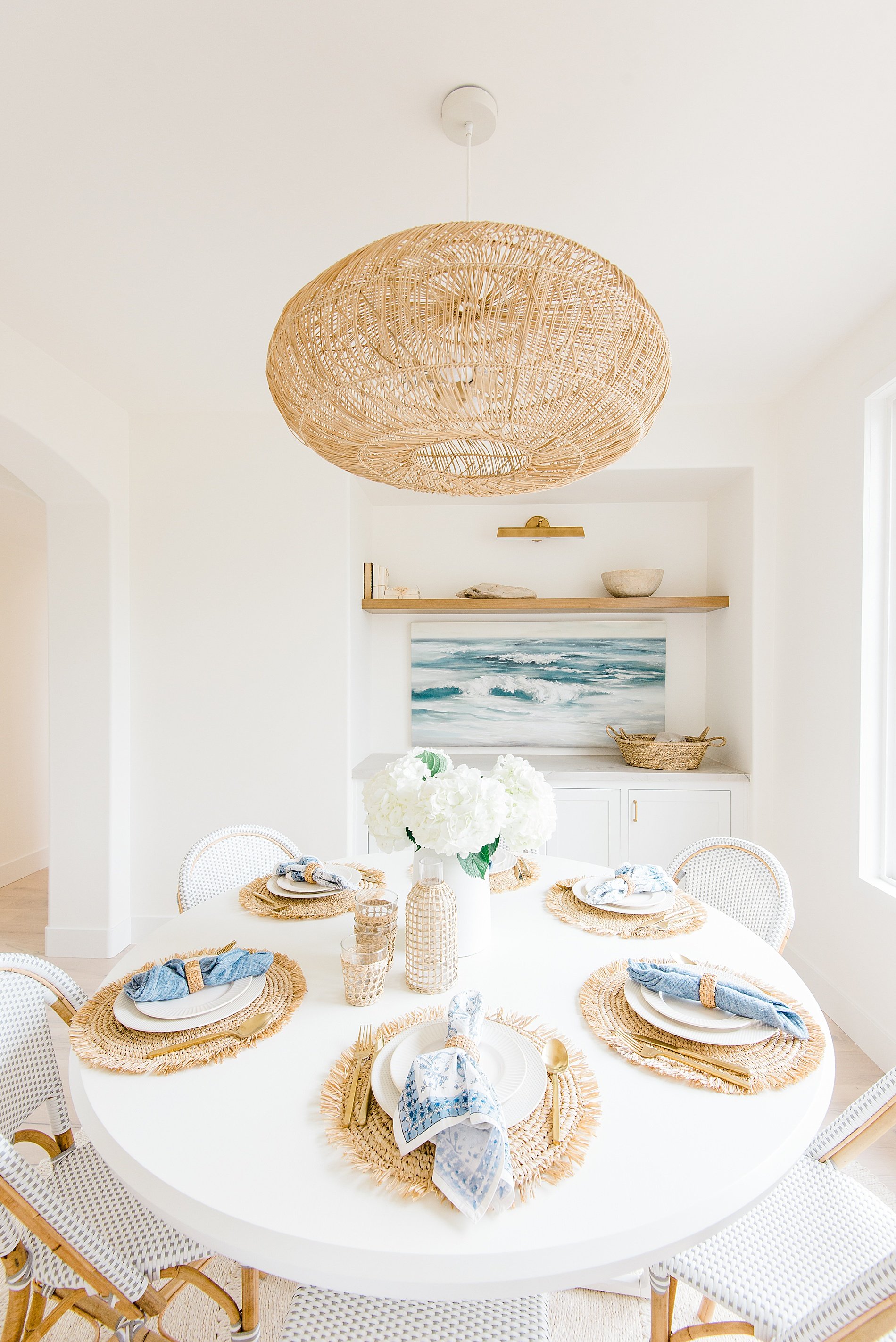  Light and airy dining room renovation by Keri Michelle Interiors 