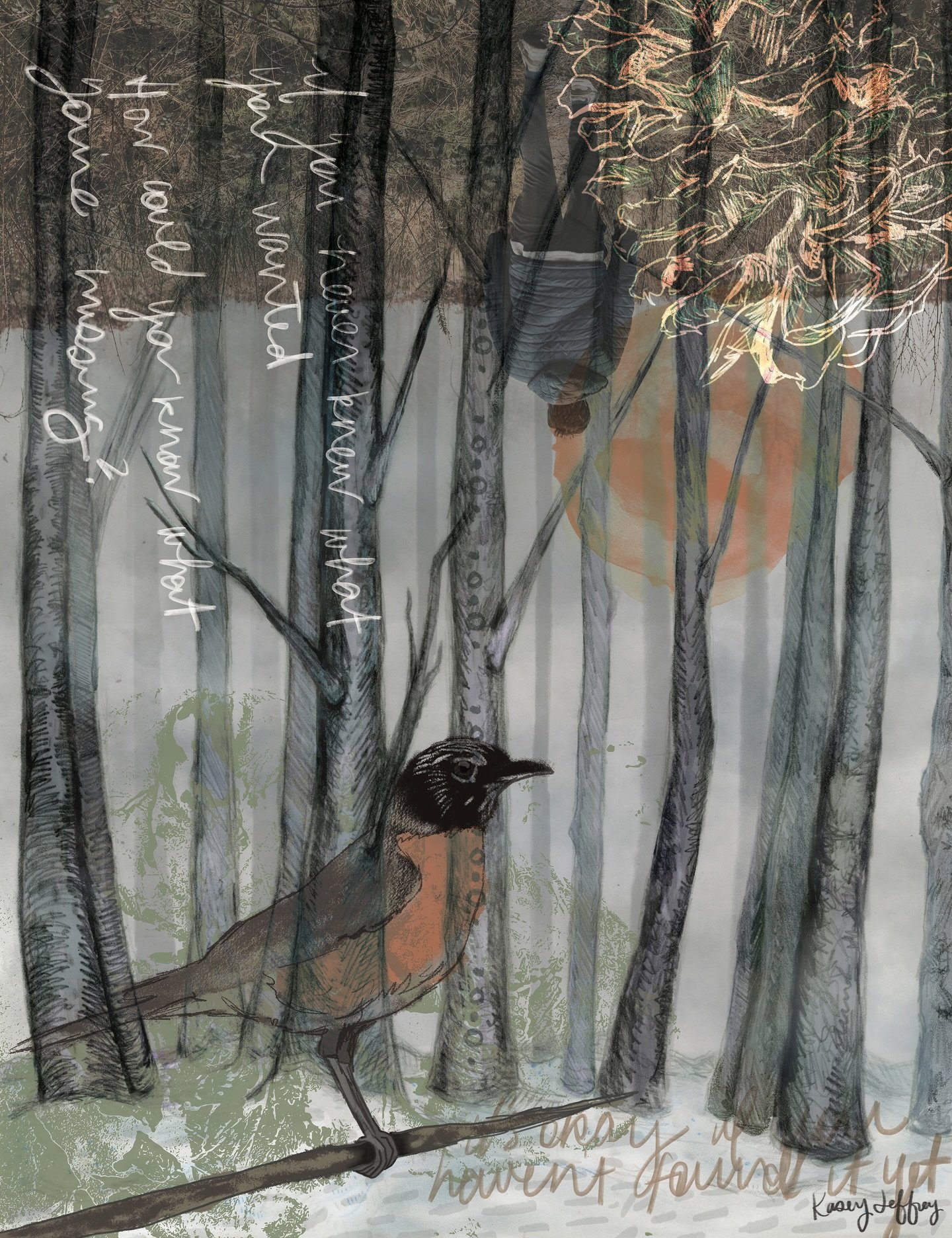 This ol&rsquo; project is still one of my favorites. It feels like Pennsylvania winter. My @kutztownu ceramics professor, @gwendoyo, encouraged me to bring my love of collage into clay. With help from @theceramicshop, I turned my collage work into ki