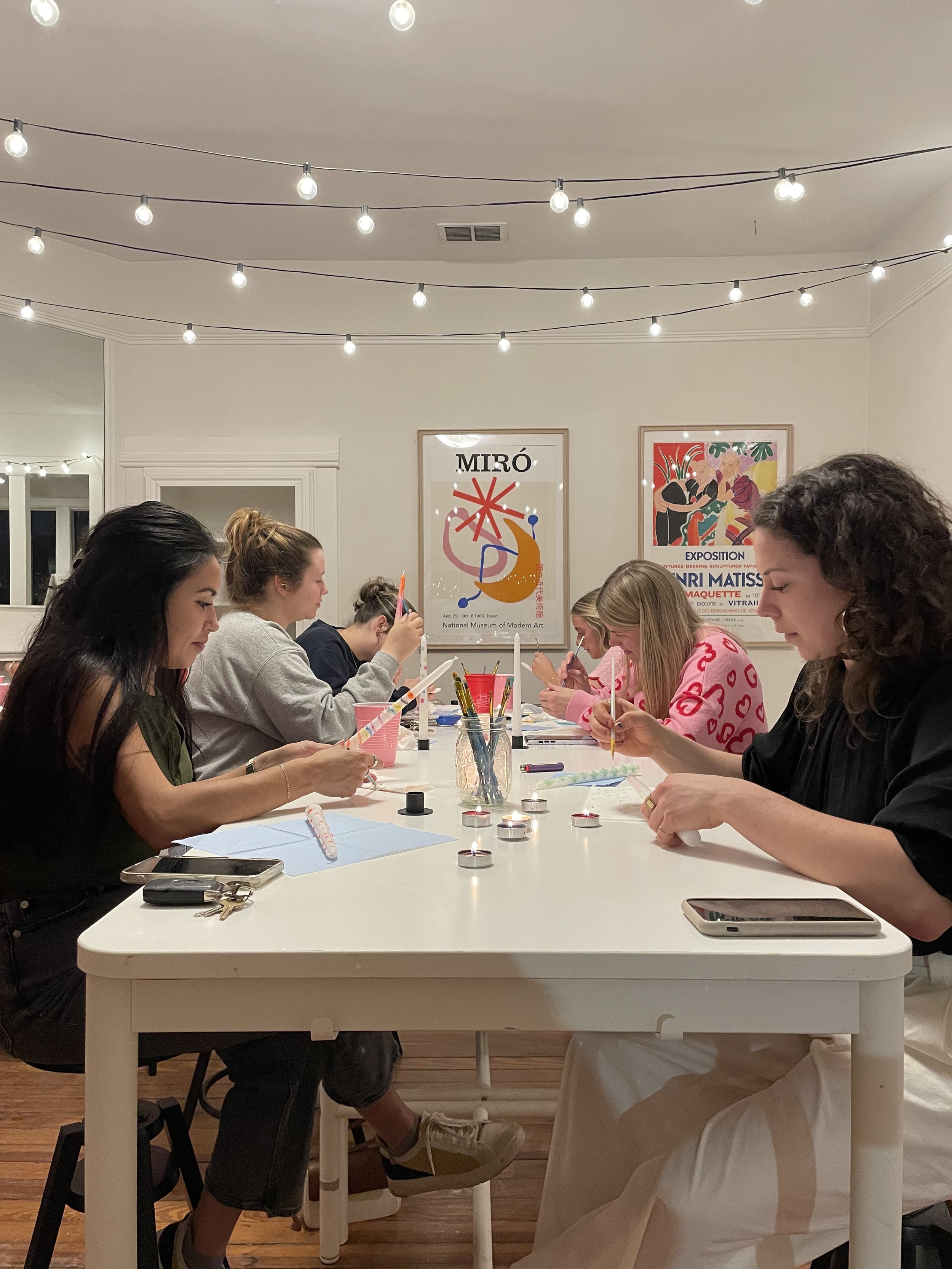 Candle Painting Workshop 2/12