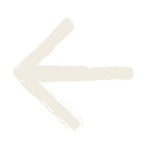 A white left-pointing arrow on a black background
