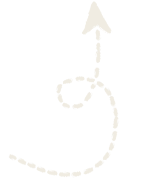 A stylized neon sign of a chef's hat and a spoon forming a circular shape.