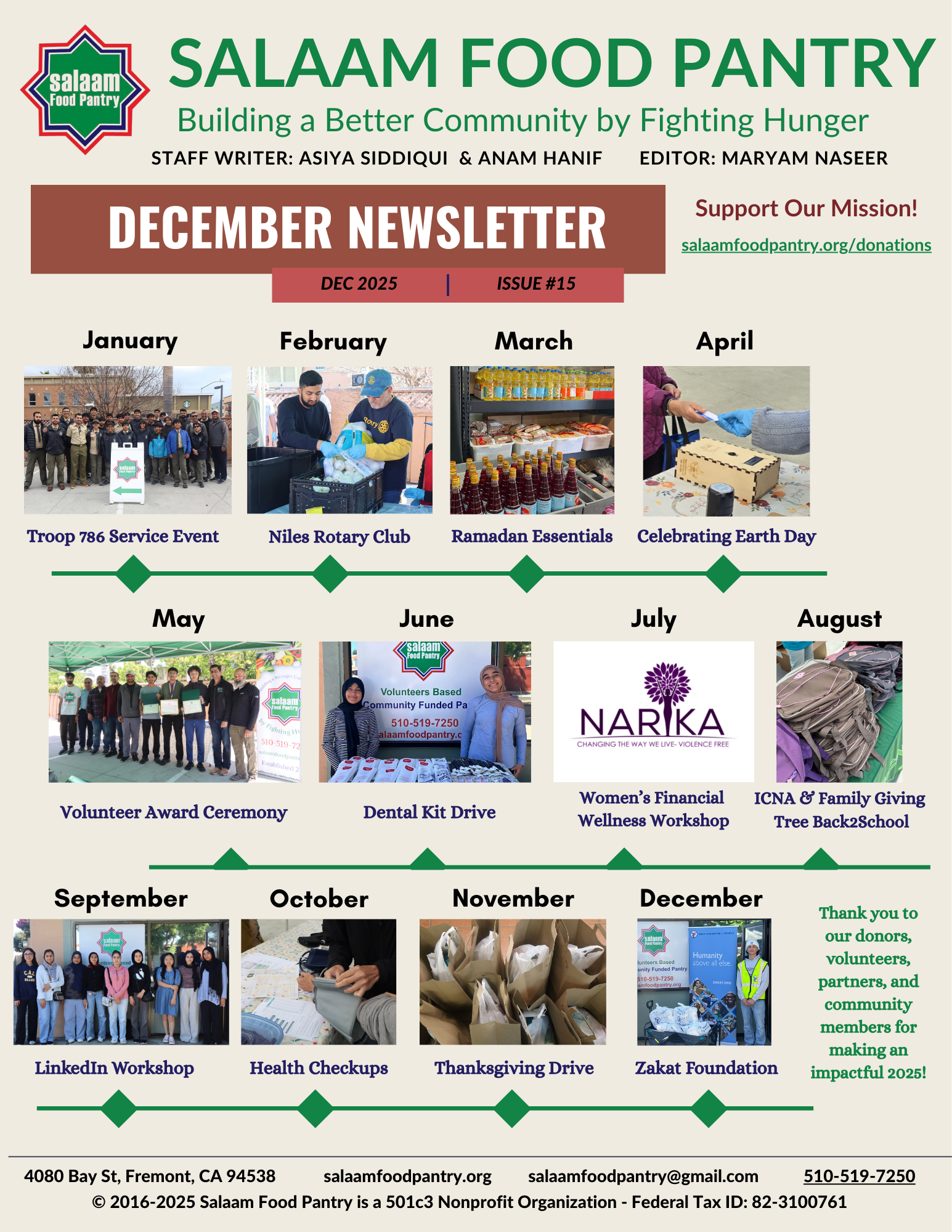 December Newsletter