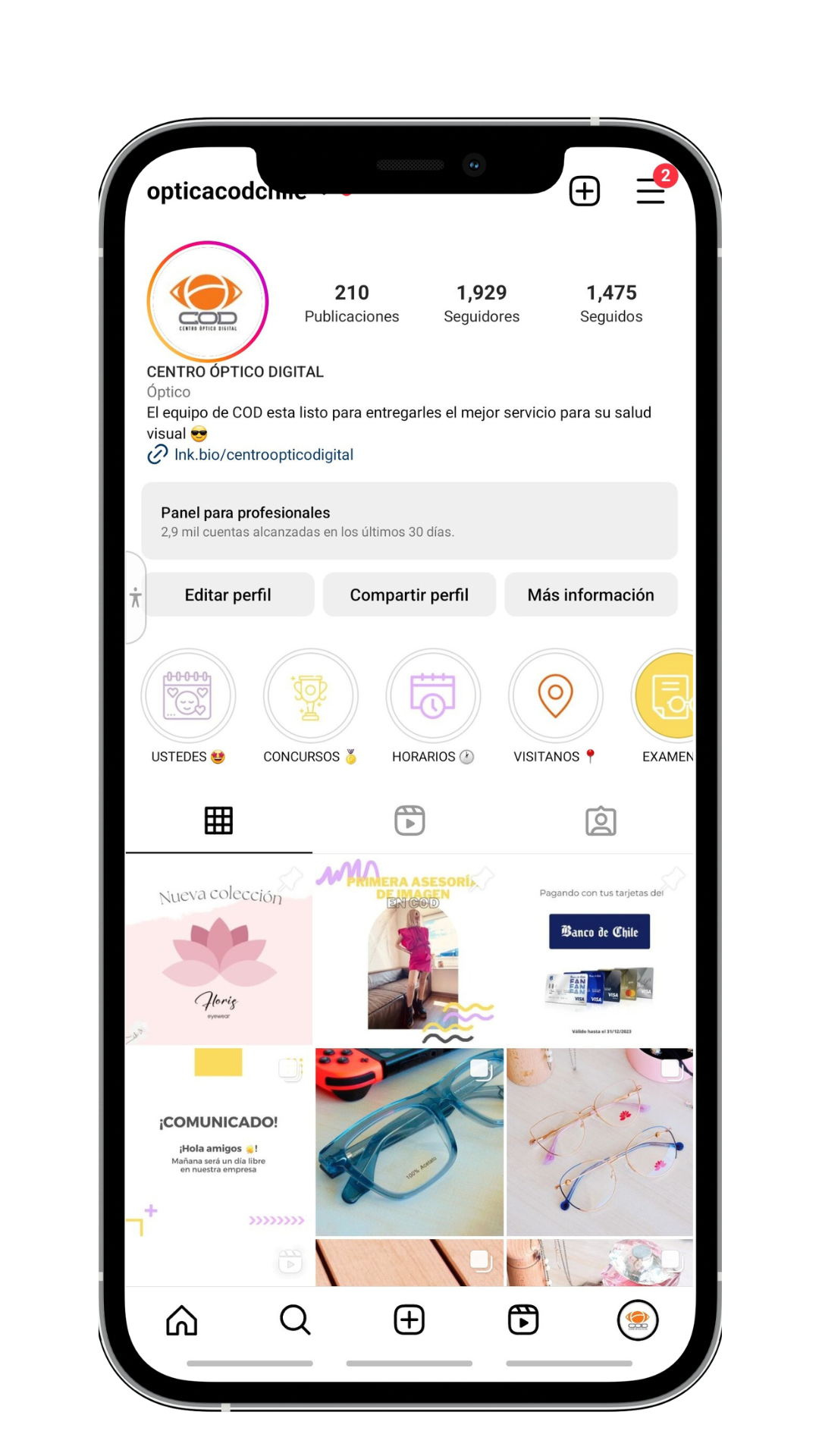 Diseño de publicaciones para Instagram de [Nombre del cliente], estrategia de redes sociales realizada por Enma.cl