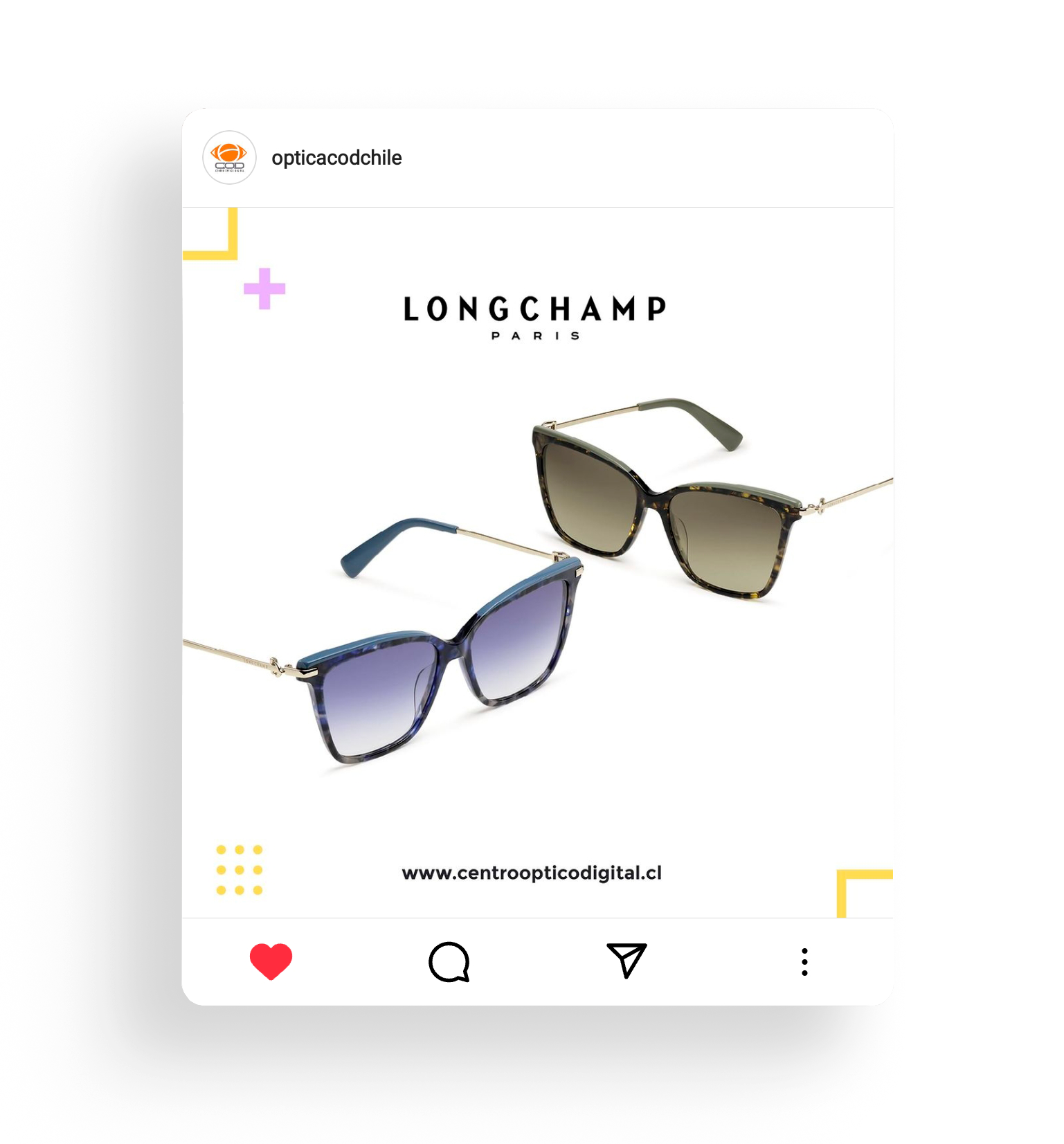 Diseño de publicaciones para Instagram de [Nombre del cliente], estrategia de redes sociales realizada por Enma.cl