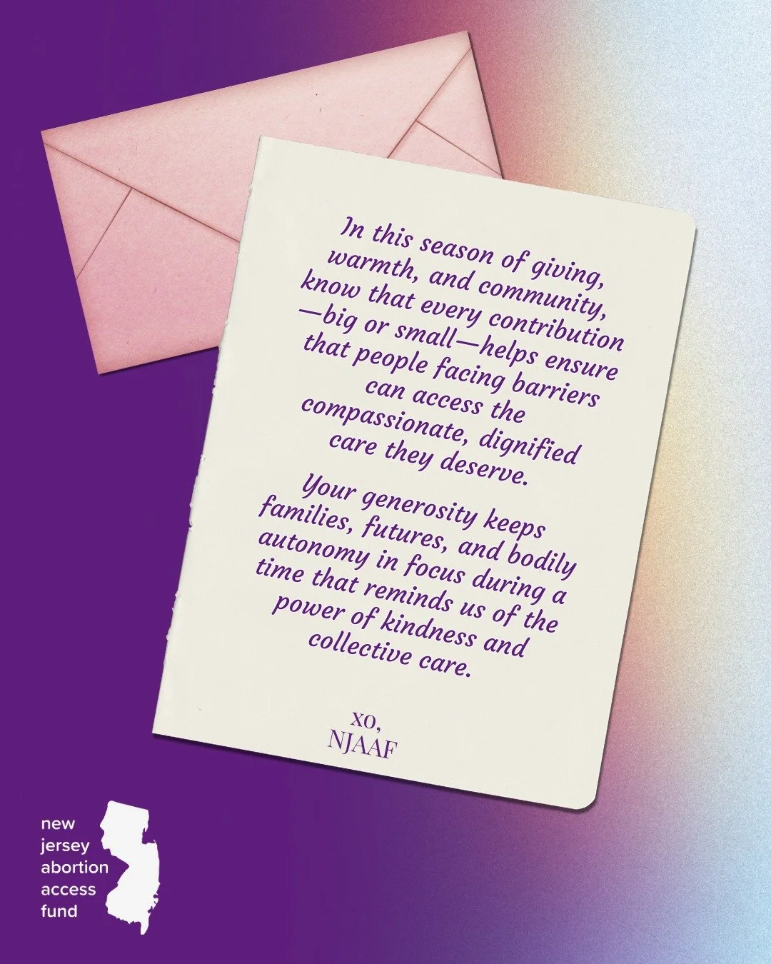 💛📬 'Tis the season for sending love, gratitude...nd maybe a little extra support to your local abortion fund? Just like a card arrives in the mail to remind you someone cares, your donation reminds our community that access, compassion, and choice 