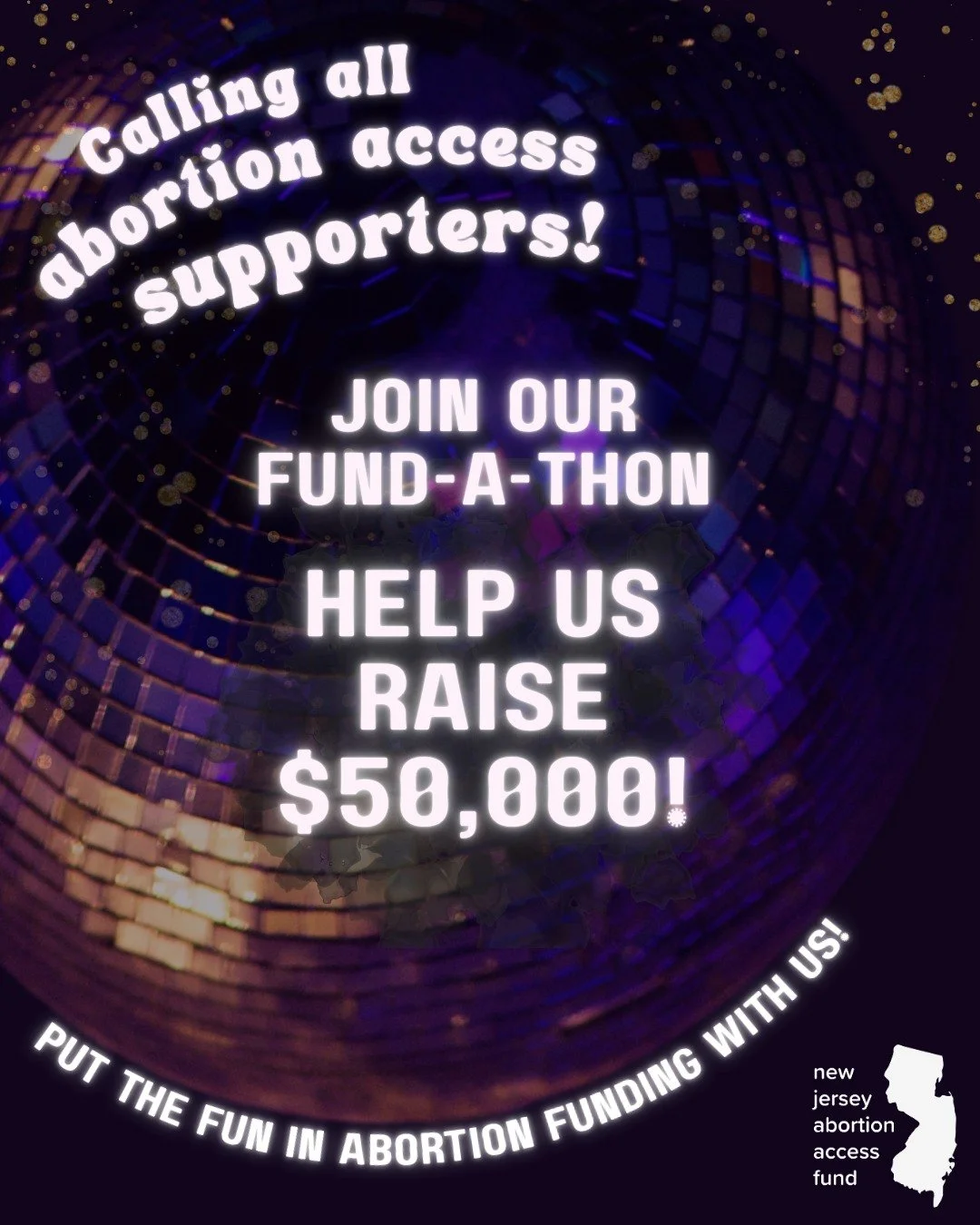 Fund-A-Thon is here once again! 💸 If you're passionate about abortion access, consider joining as a Fundraiser and gathering donations from your community to support NJAAF. 💰
🔗Head to the link in our bio to visit our fund-a-thon page for details..