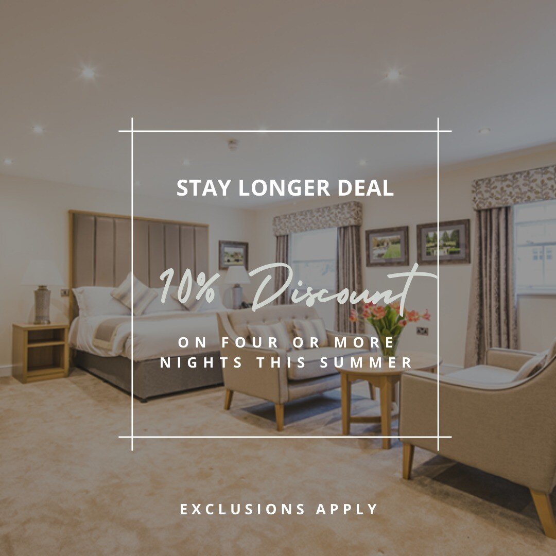 Come &amp; staycation with us this summer 🌞

Book a 4 or more night stay and receive a 10% discount off the full stay.. 

This offer is only bookable via our website. 
➡ www.thehboutiquehotel.com ⬅

Exclusions apply.

#hotelstay #boutiquehotel #hote