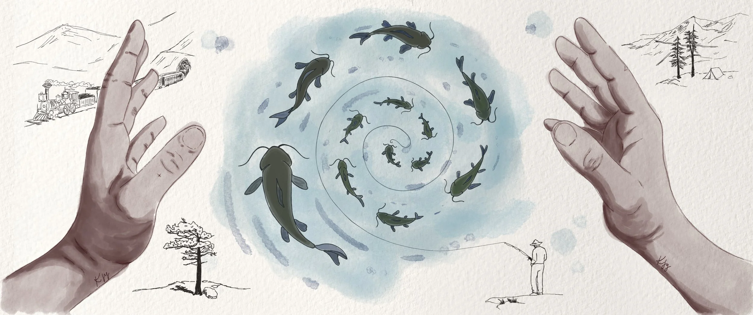 For Earthward's "Will California's Latest Fish Stocking Repeat a 160-year Sierra Mystery?" September 2026