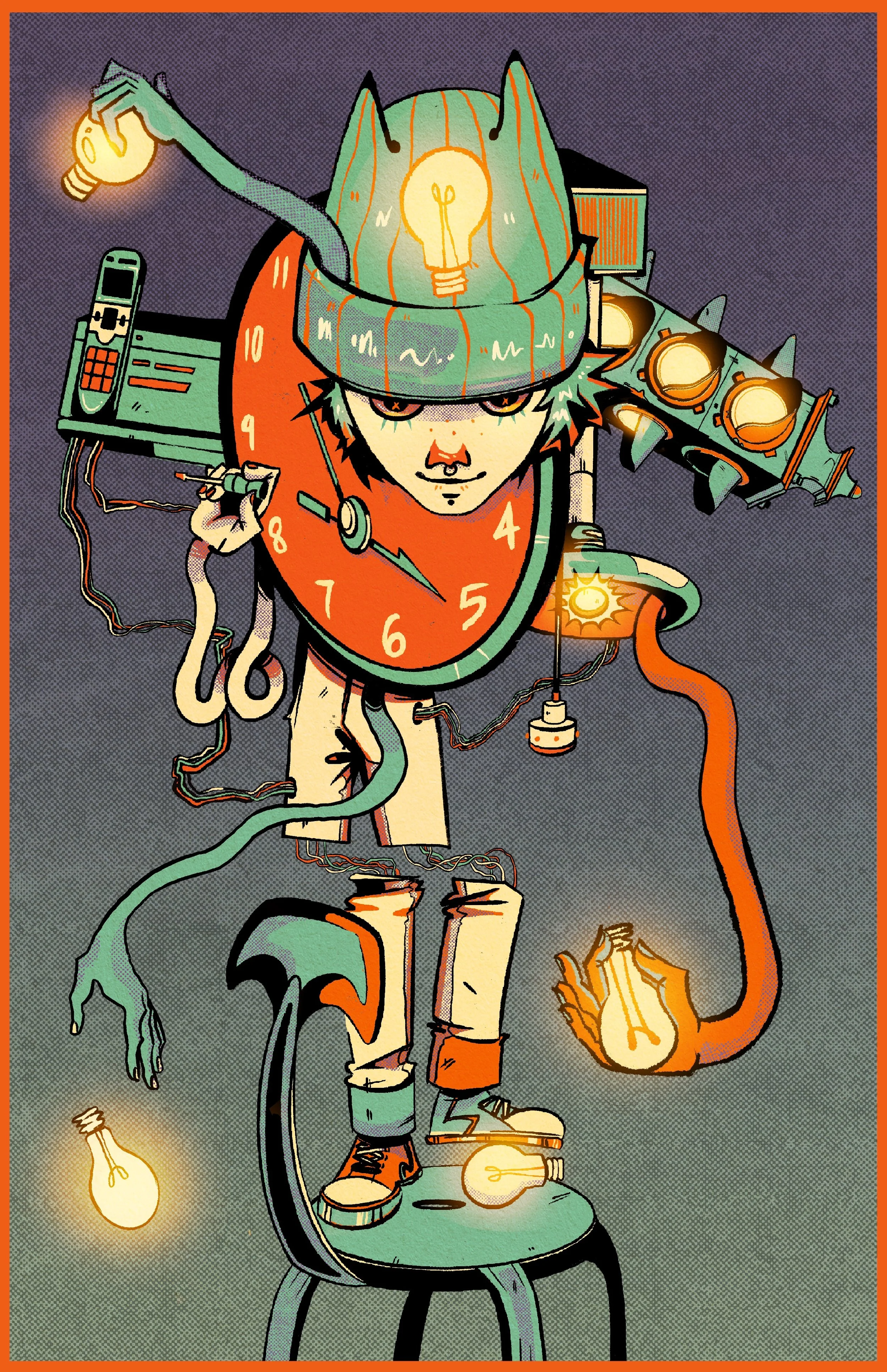 37 Watts Print