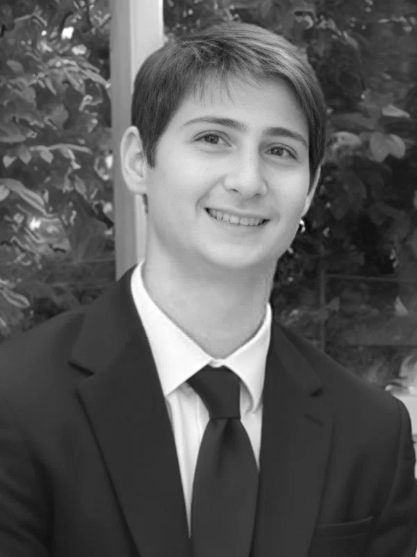 Greyscale portrait photo of Kurtis Castorina