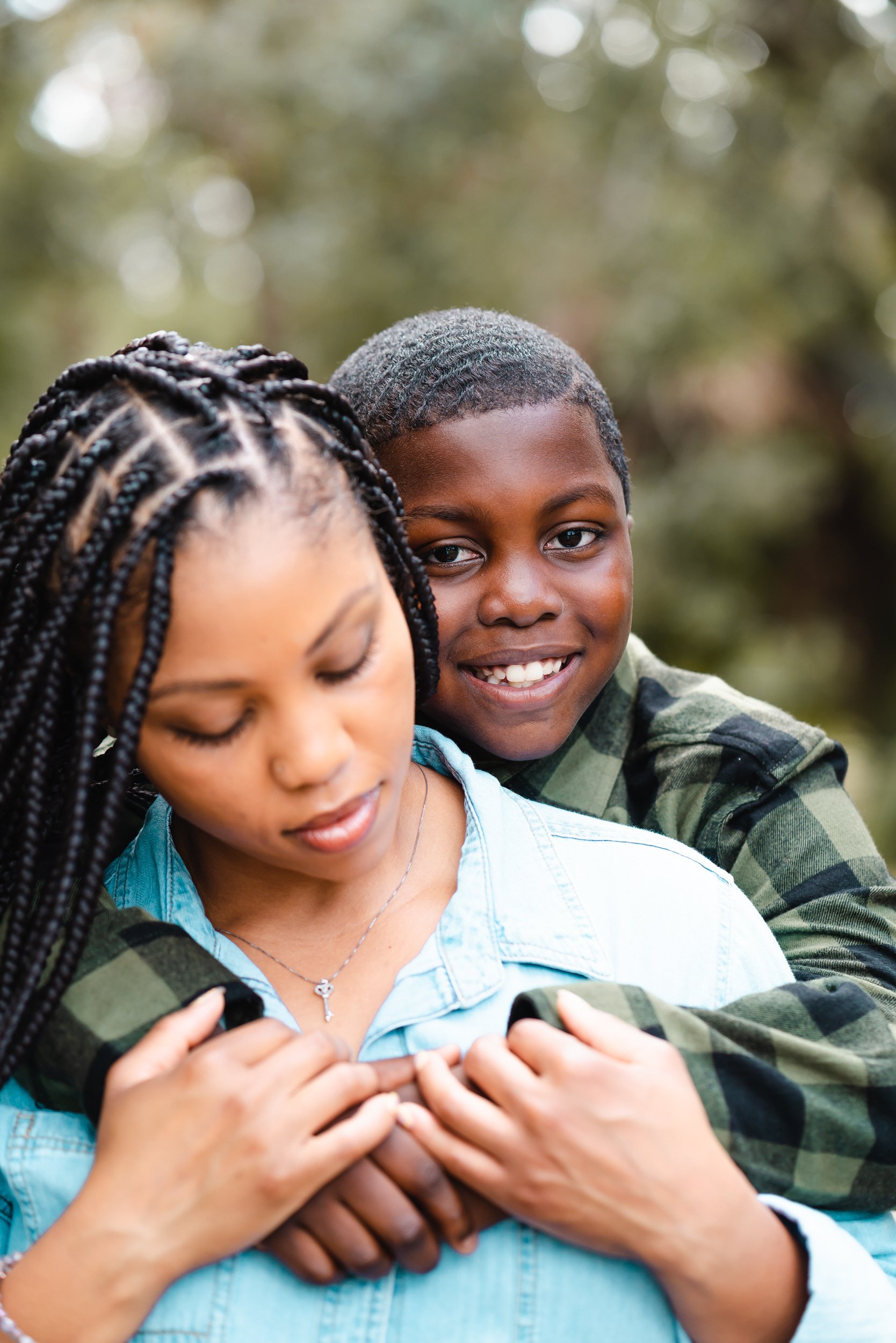 Mother and Son Family Photoshoot in New Orleans