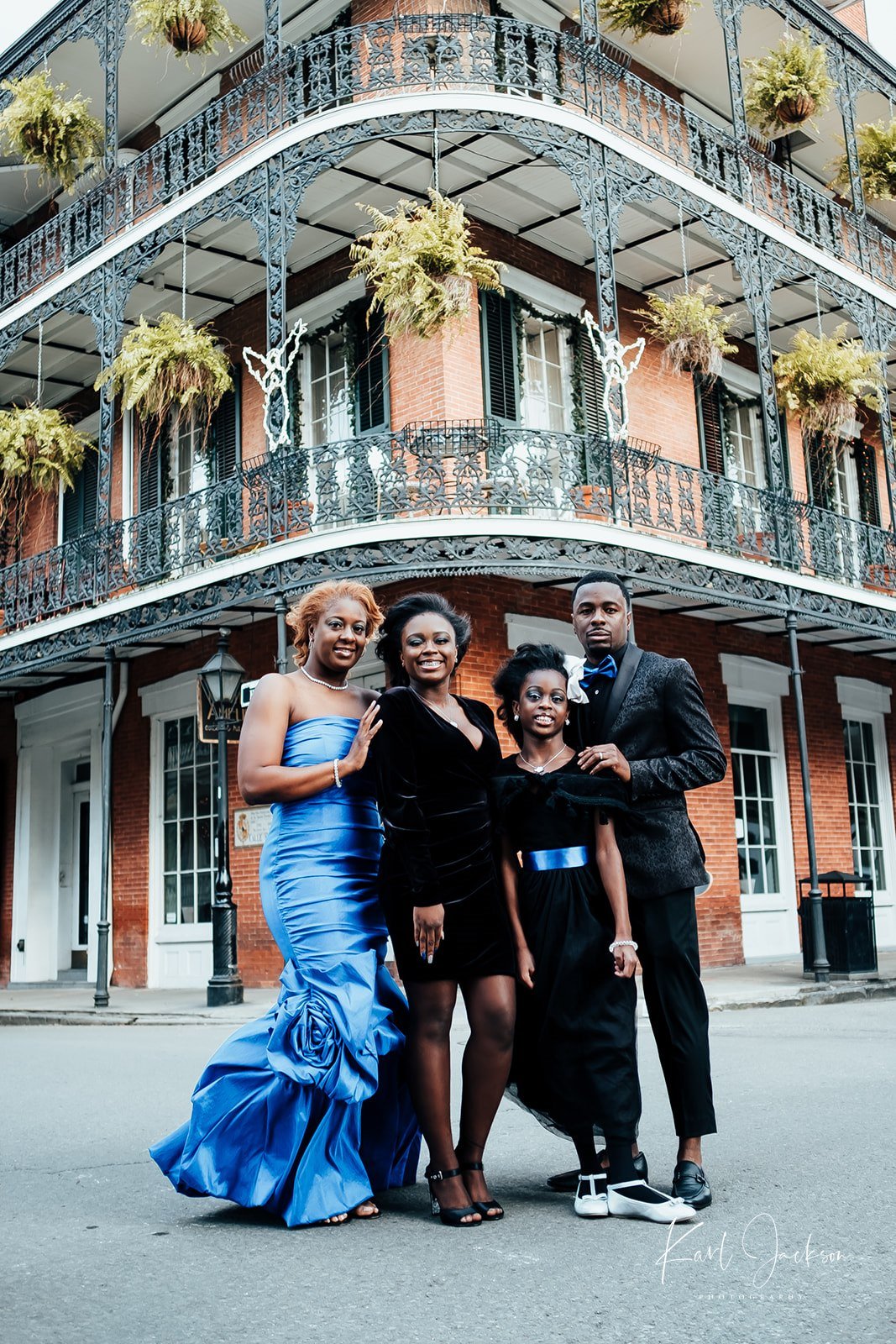 Family photoshoot in New Orleans