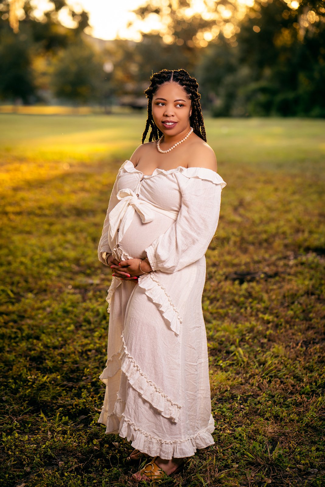 New Orleans Materninty Photoshoot in New Orleans City Park