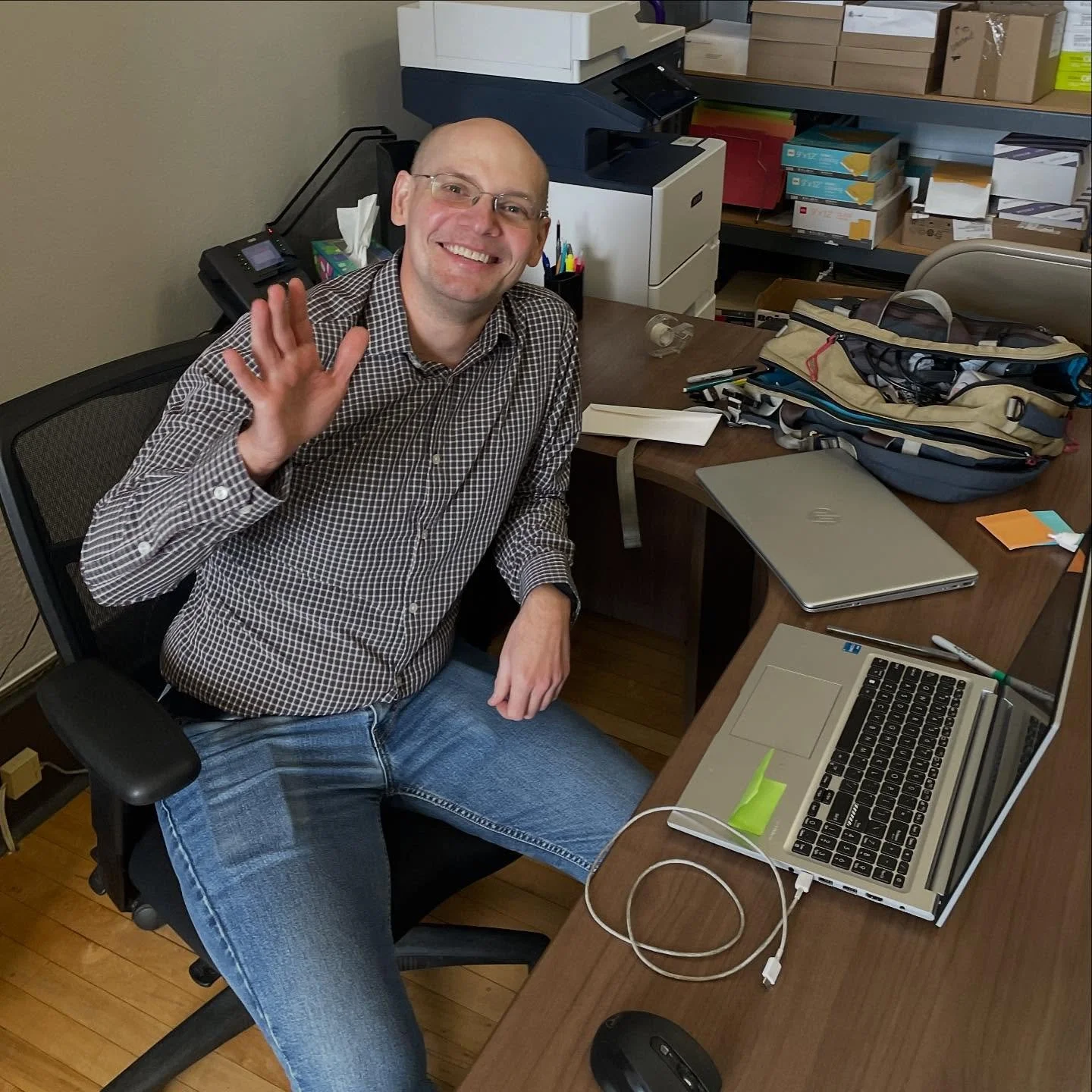 Please join us in wishing Joe Peterson, who has been with the Phil over 5 years, a sincere &ldquo;Bon Voyage!&rdquo;

Today is his last day with us before he begins the long road trip to sunny Miami, to join the @nwsymphony, who is lucky to have him.