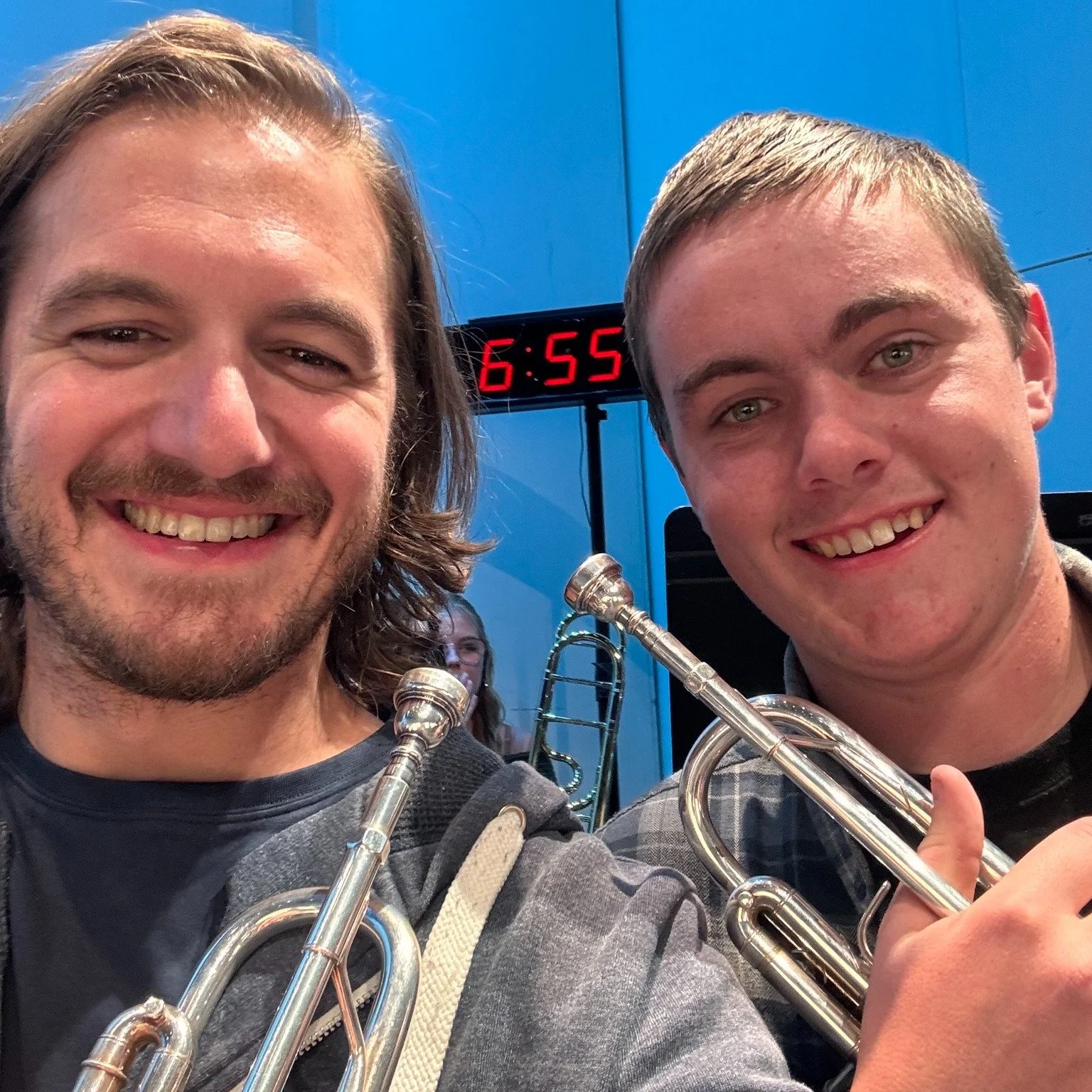 ...when you get to perform on the Pioneer stage with your teacher, it's all smiles!😁🎺
#Finlandia #Sibelius #RenoPhil #RenoPhilharmonic